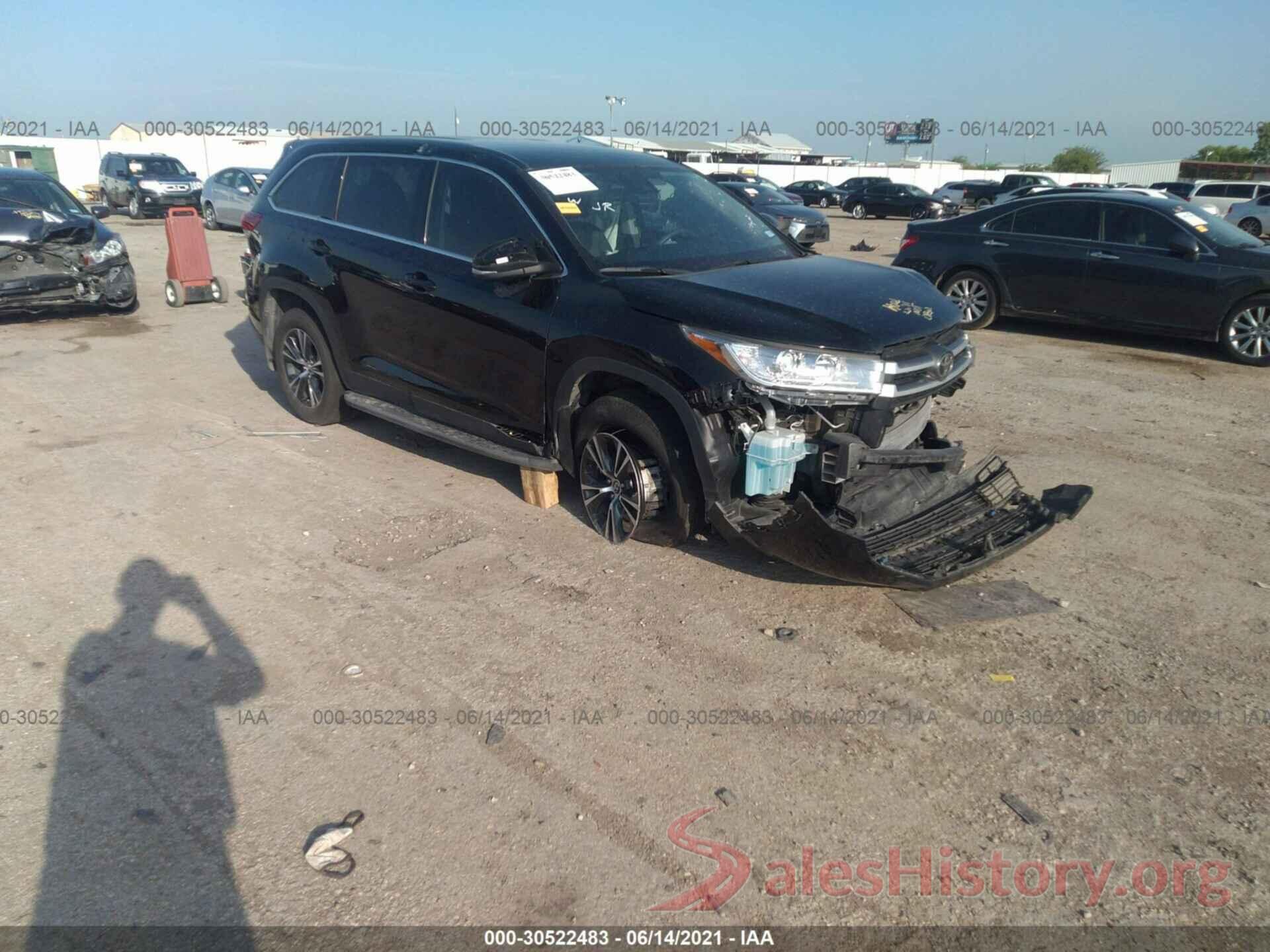 5TDZARFH9KS058310 2019 TOYOTA HIGHLANDER