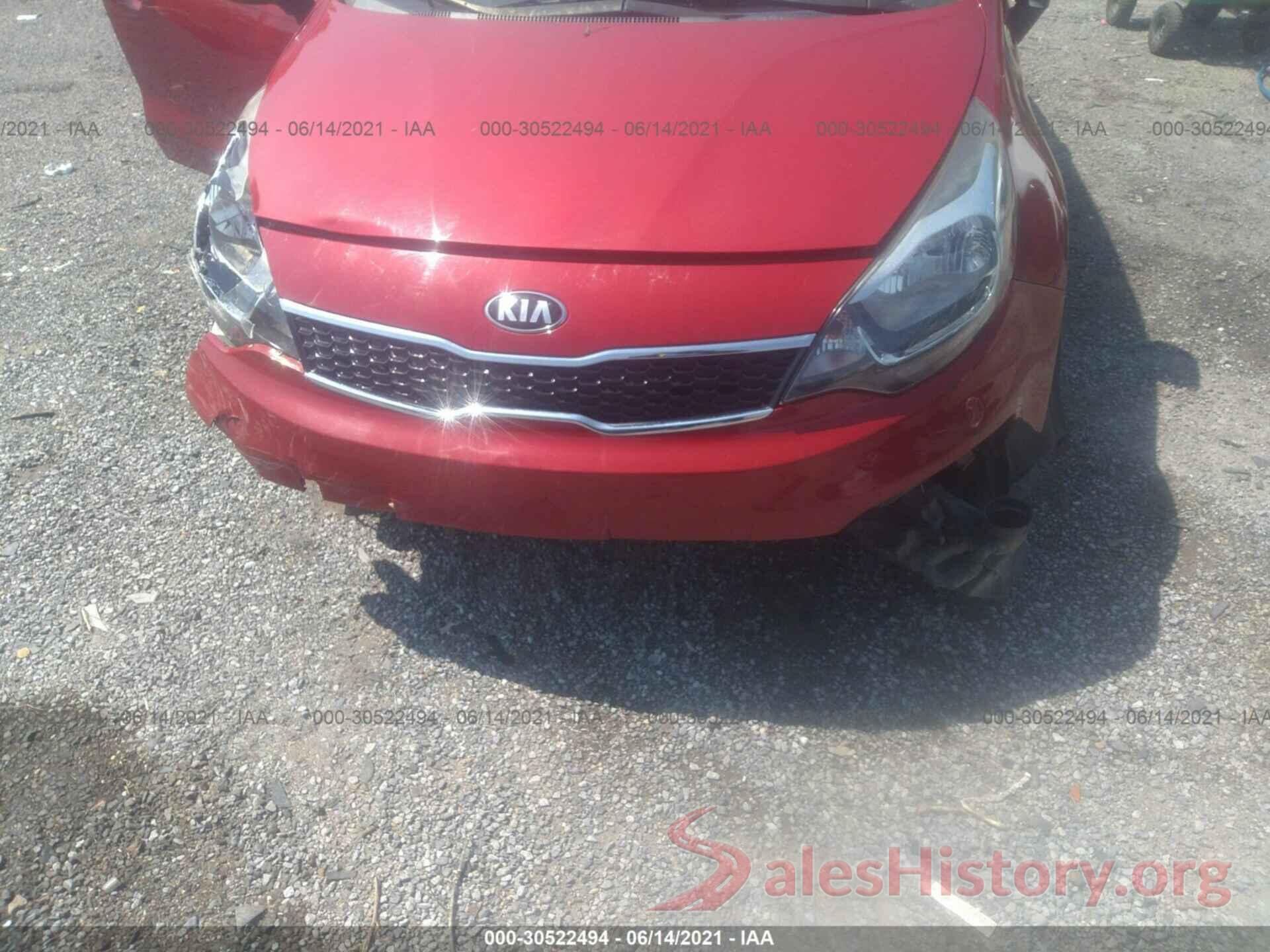 KNADN4A31G6633713 2016 KIA RIO