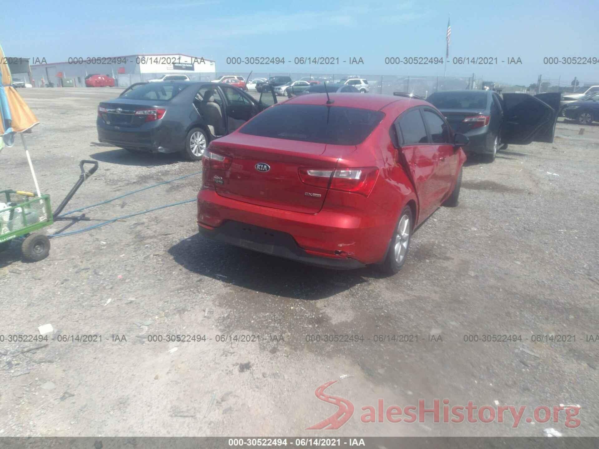 KNADN4A31G6633713 2016 KIA RIO