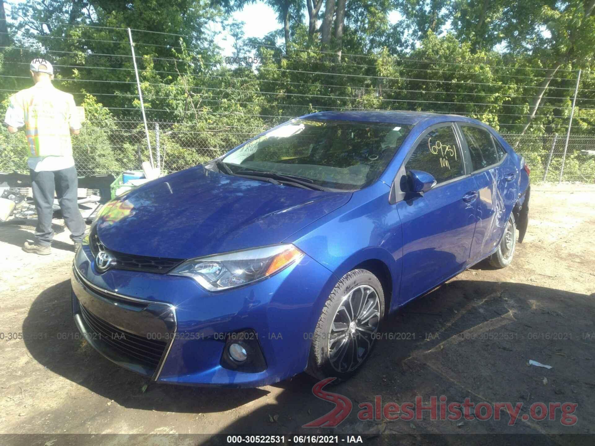 5YFBURHEXGP529151 2016 TOYOTA COROLLA