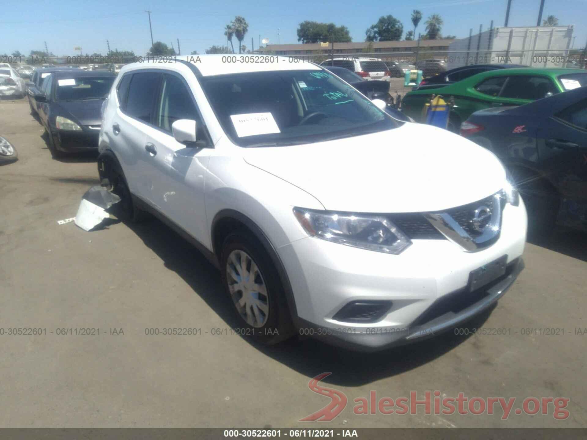 KNMAT2MV0GP669951 2016 NISSAN ROGUE