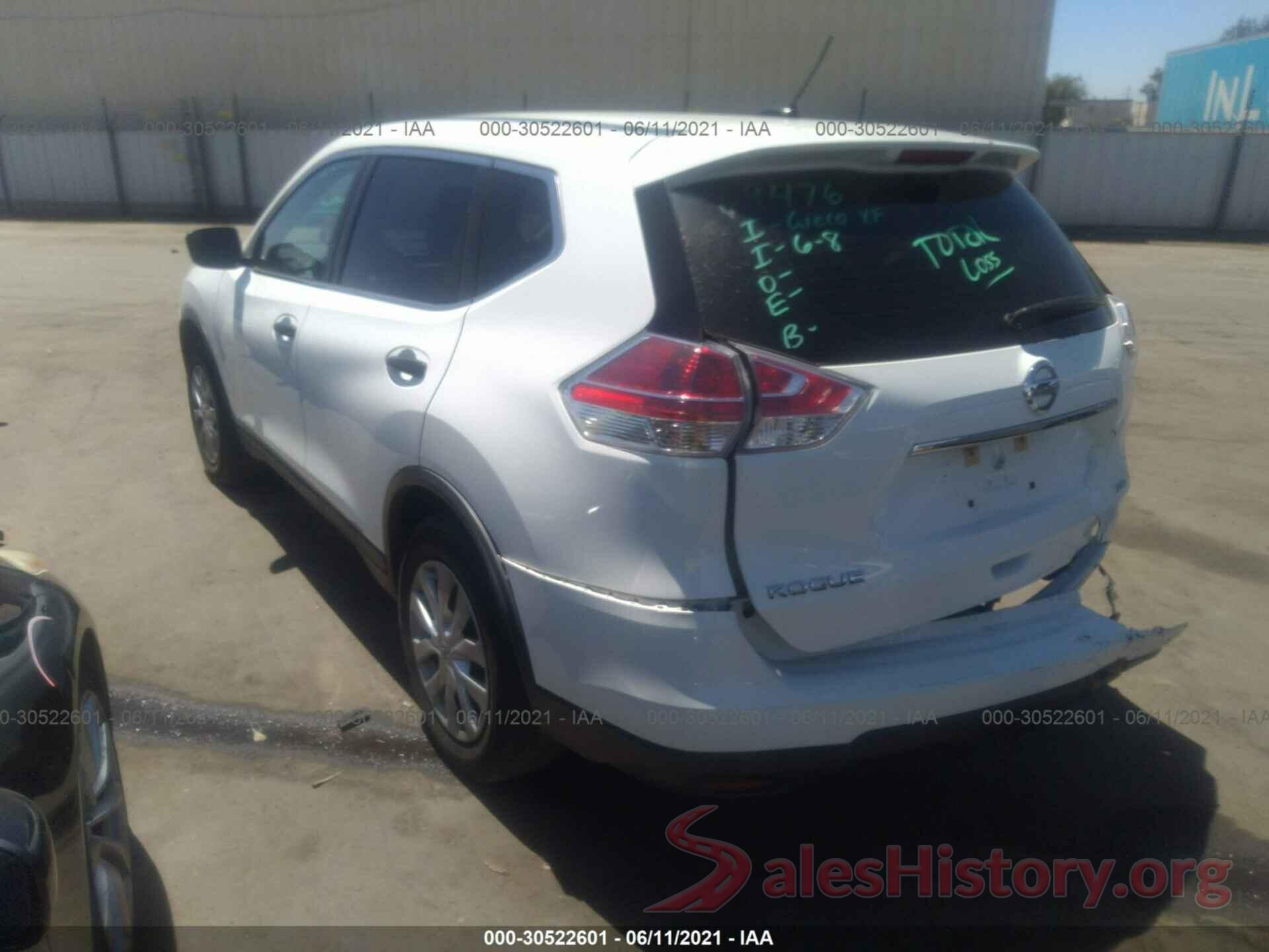 KNMAT2MV0GP669951 2016 NISSAN ROGUE