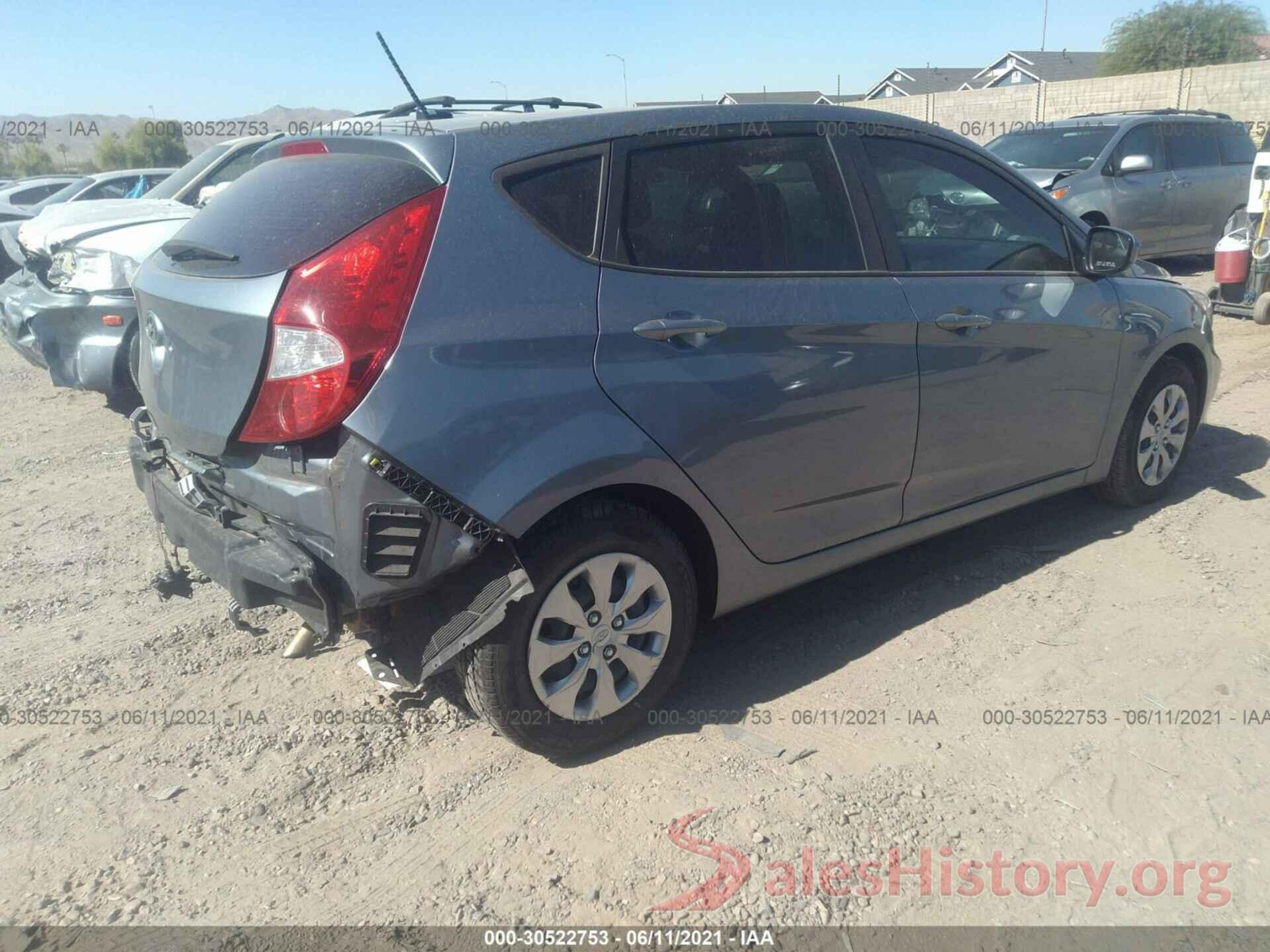 KMHCT5AE3HU354106 2017 HYUNDAI ACCENT