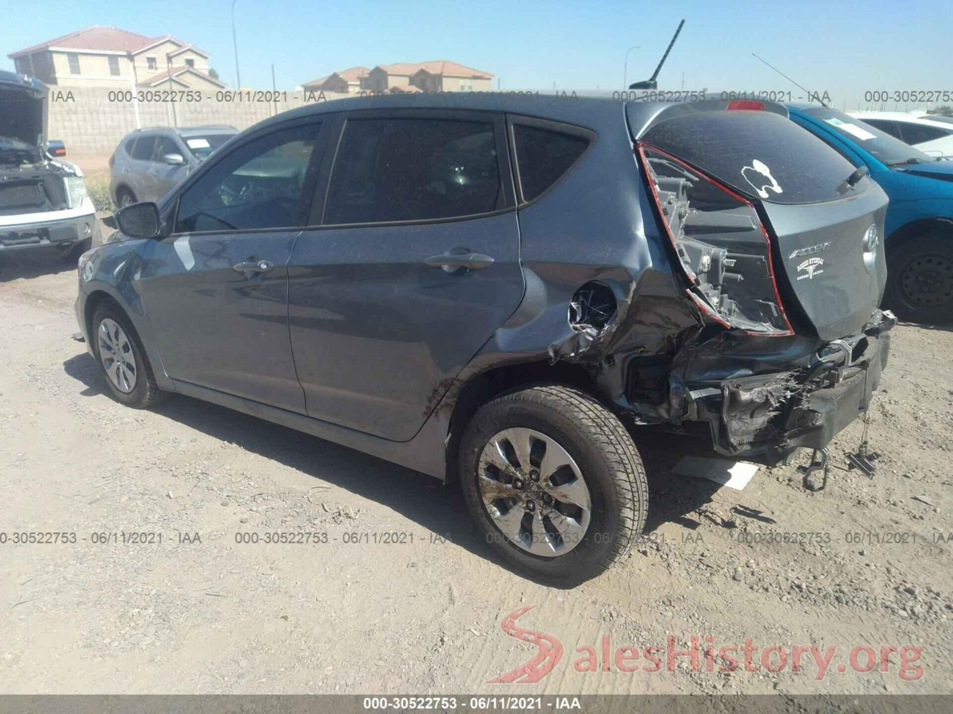 KMHCT5AE3HU354106 2017 HYUNDAI ACCENT