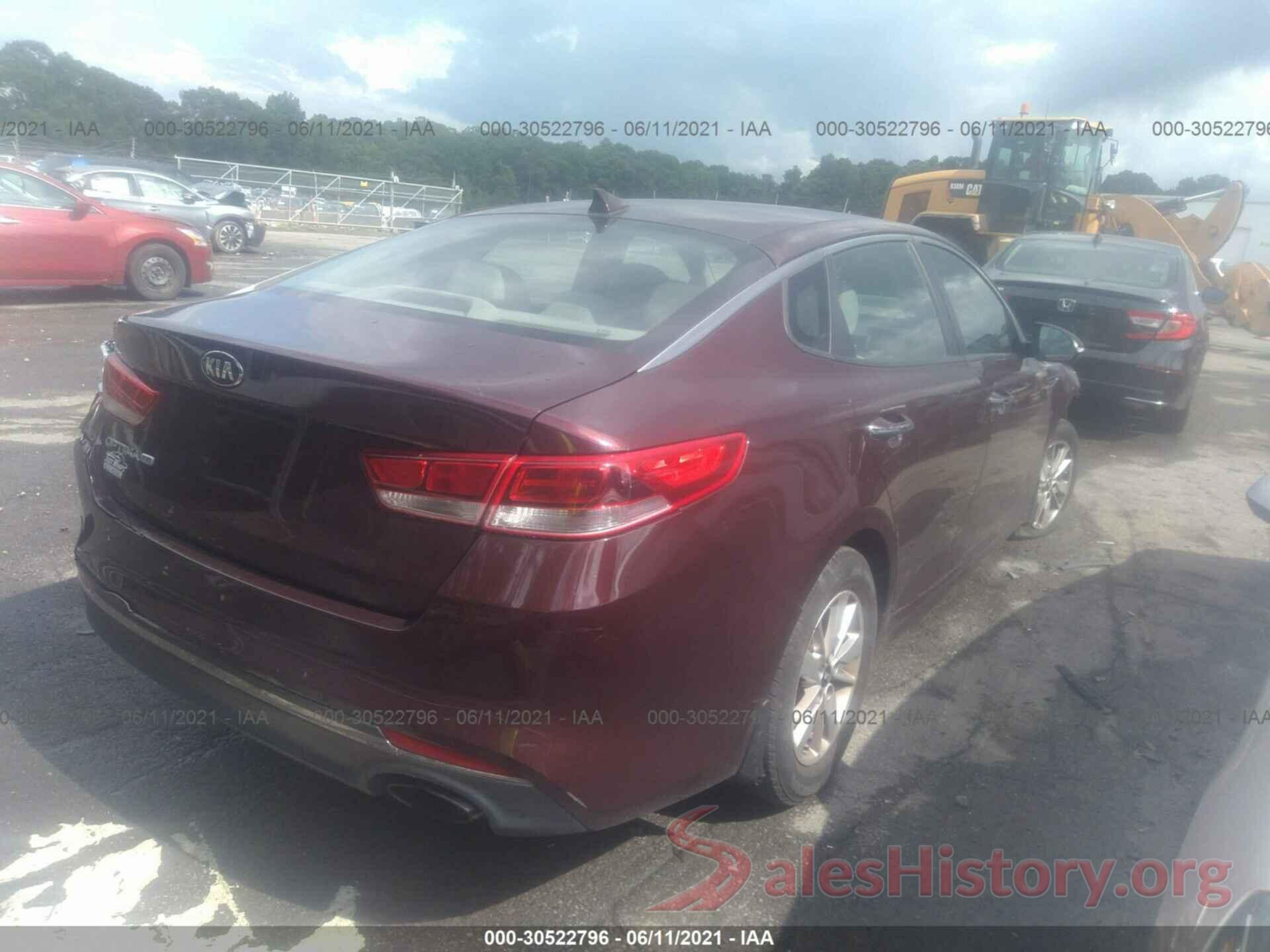 5XXGT4L33GG116448 2016 KIA OPTIMA