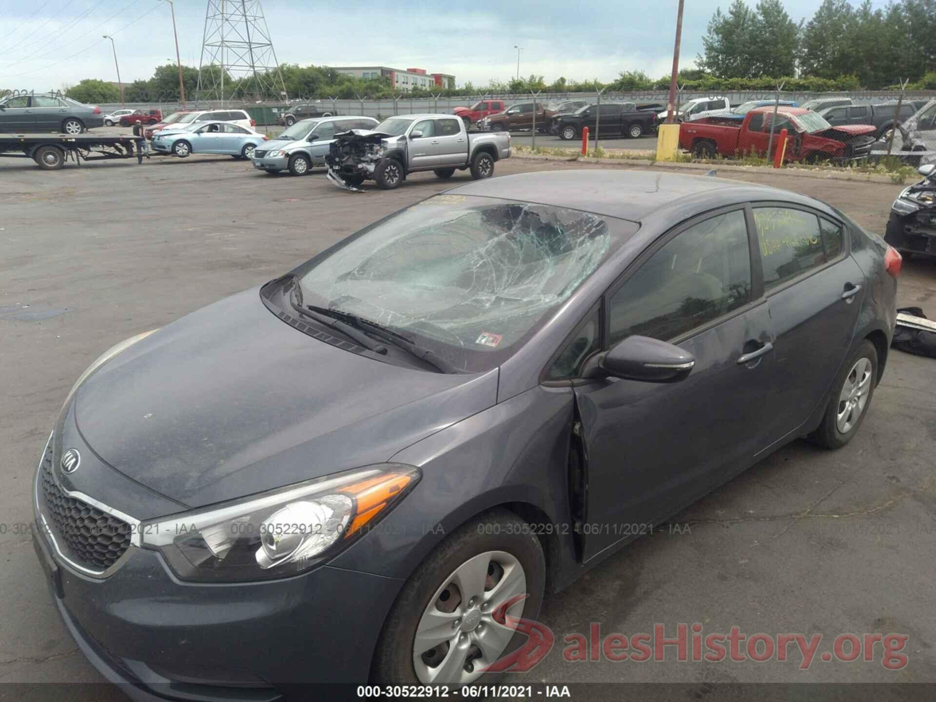 KNAFX4A68G5534373 2016 KIA FORTE