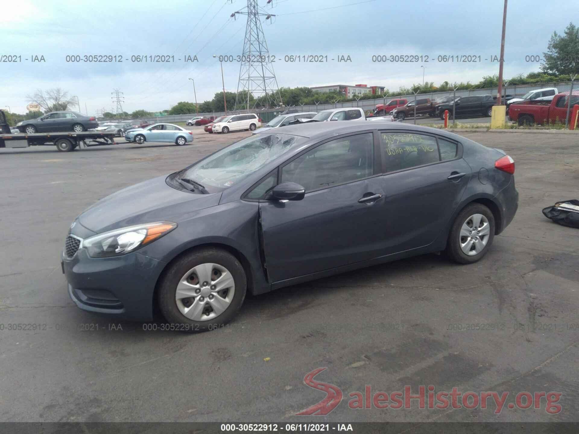 KNAFX4A68G5534373 2016 KIA FORTE