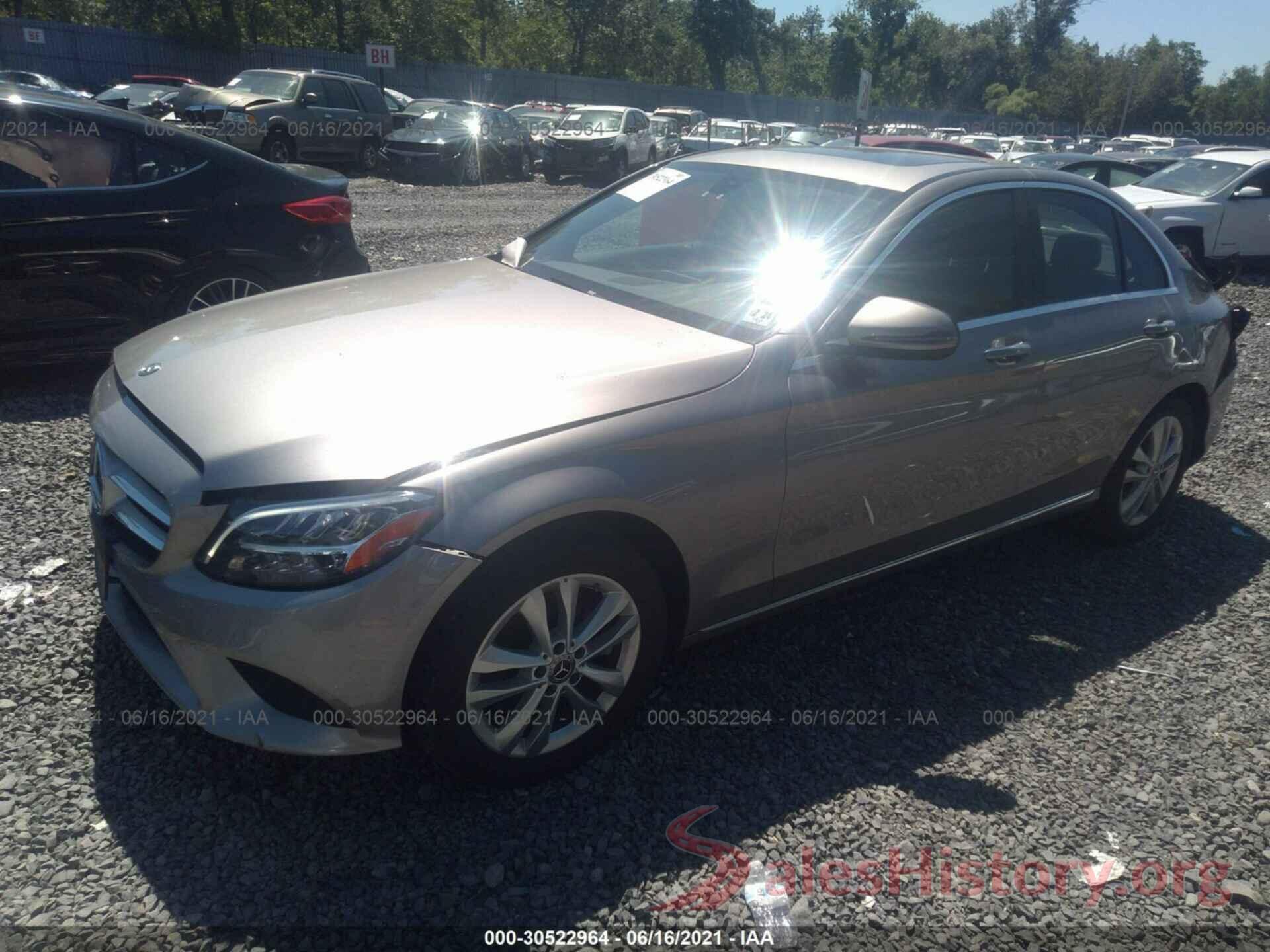 55SWF8EB9KU313651 2019 MERCEDES-BENZ C-CLASS