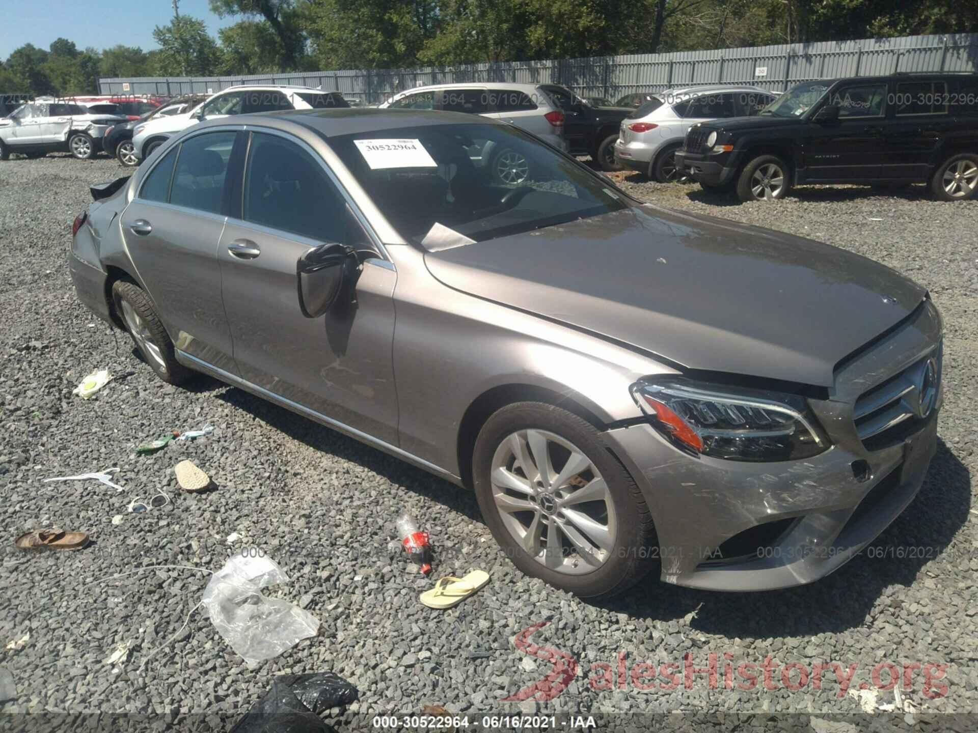 55SWF8EB9KU313651 2019 MERCEDES-BENZ C-CLASS