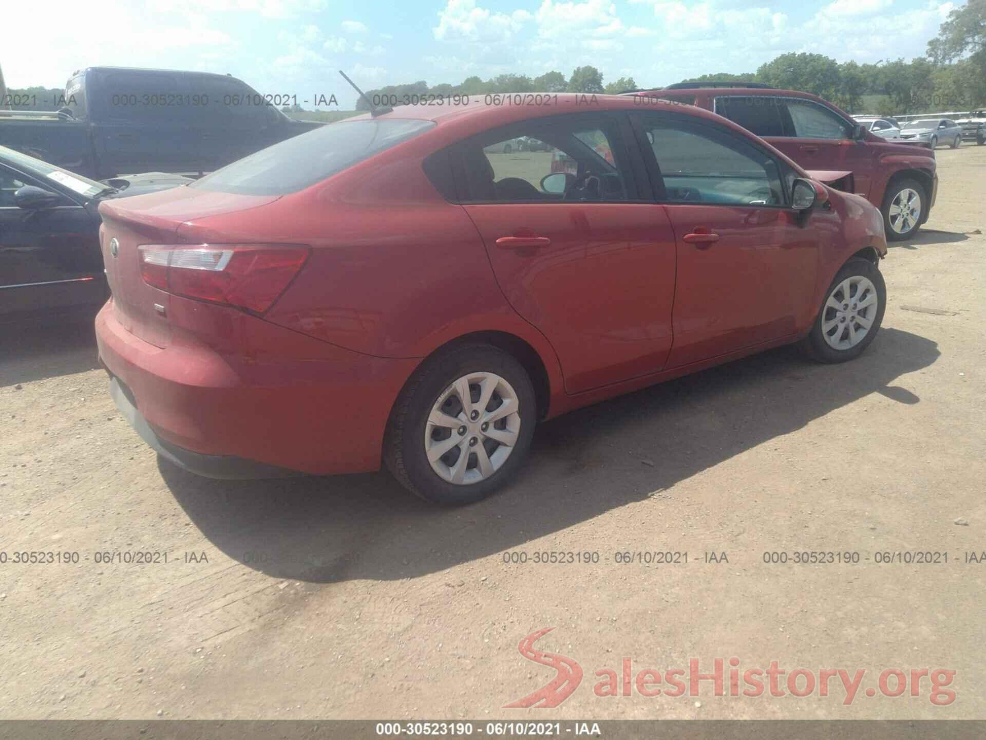 KNADM4A34H6016066 2017 KIA RIO