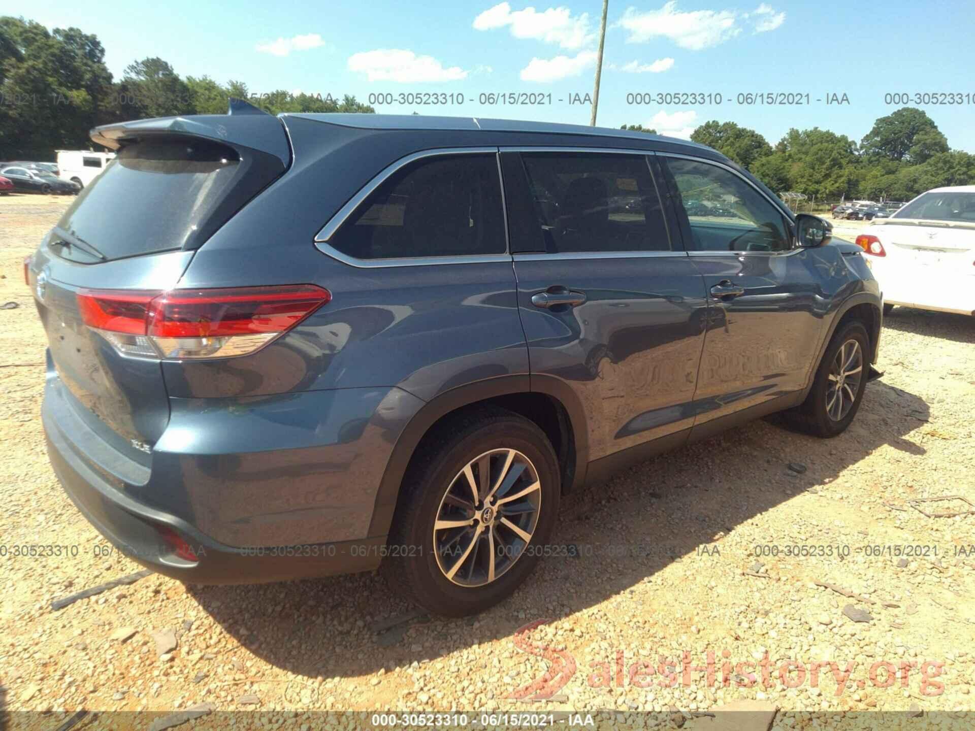 5TDKZRFH2KS342226 2019 TOYOTA HIGHLANDER