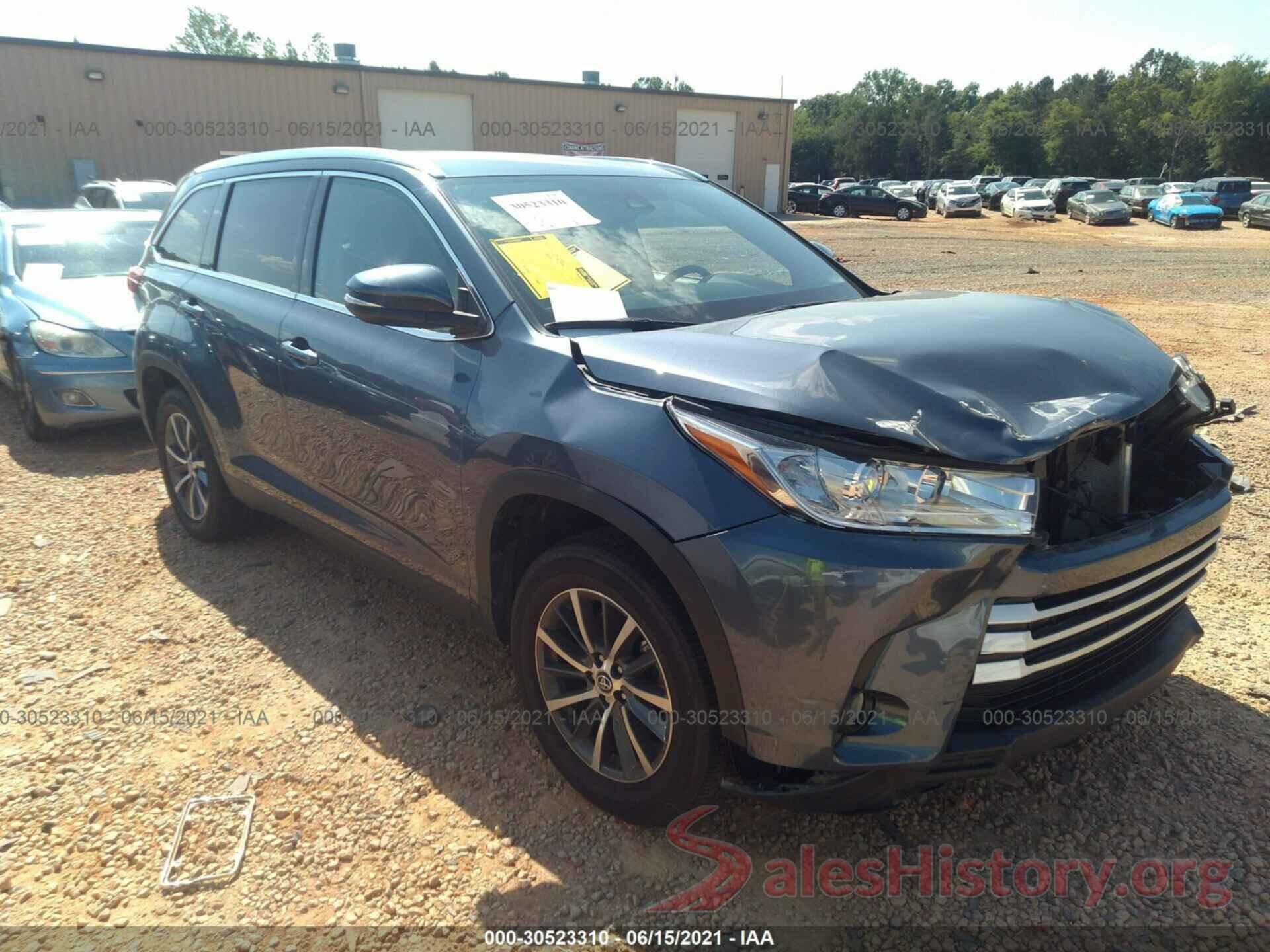 5TDKZRFH2KS342226 2019 TOYOTA HIGHLANDER