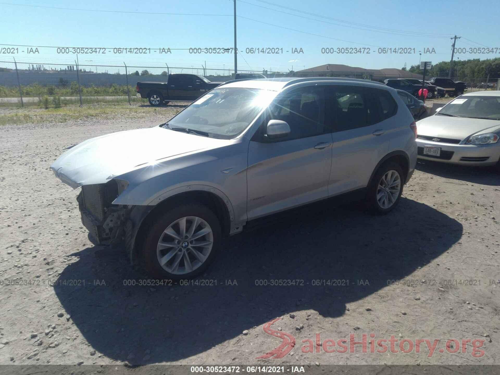 5UXWX9C5XG0D78209 2016 BMW X3