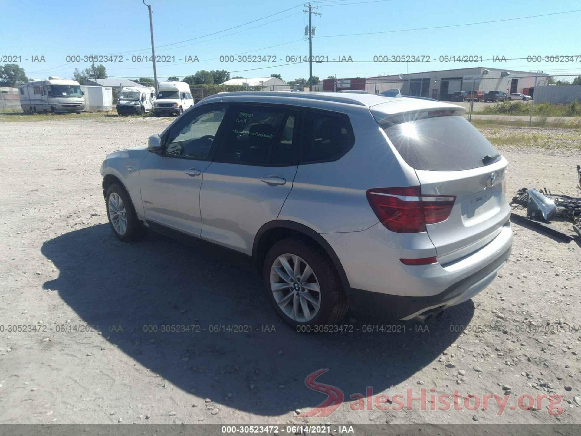 5UXWX9C5XG0D78209 2016 BMW X3