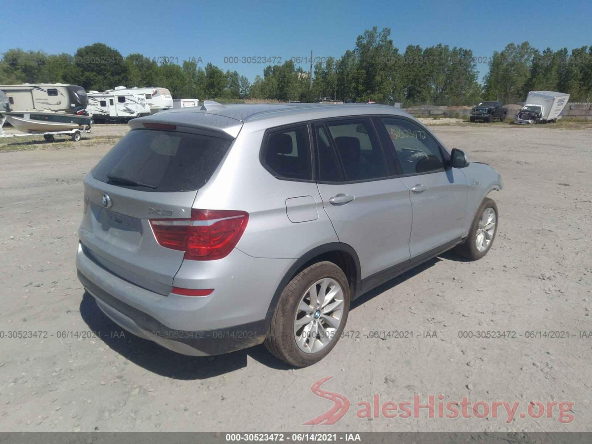 5UXWX9C5XG0D78209 2016 BMW X3