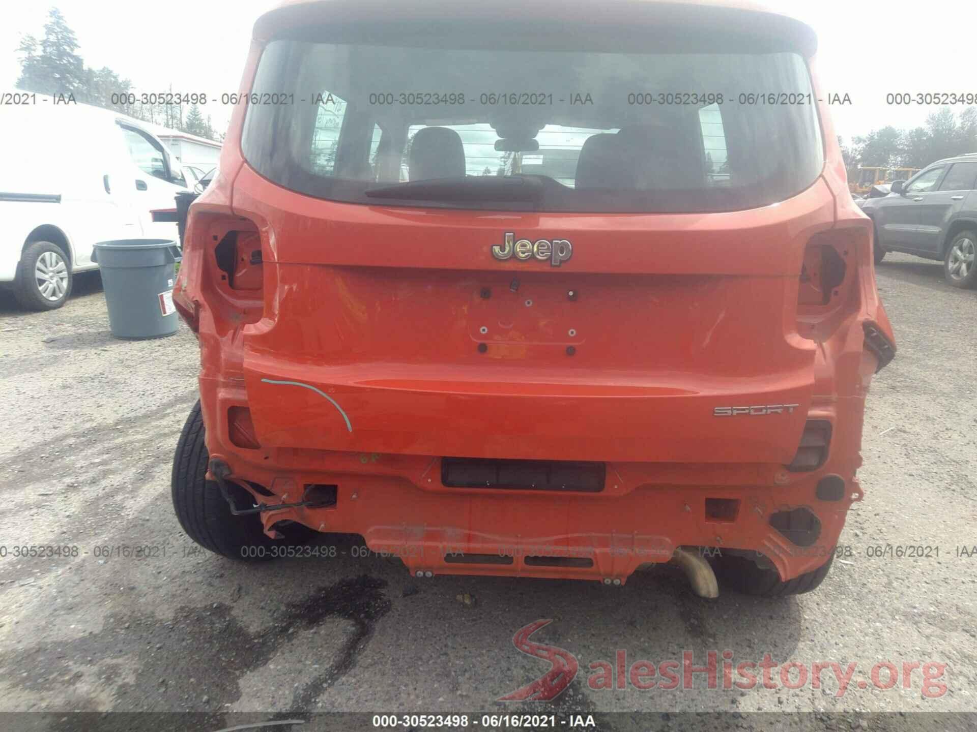 ZACCJAAT6GPC76387 2016 JEEP RENEGADE