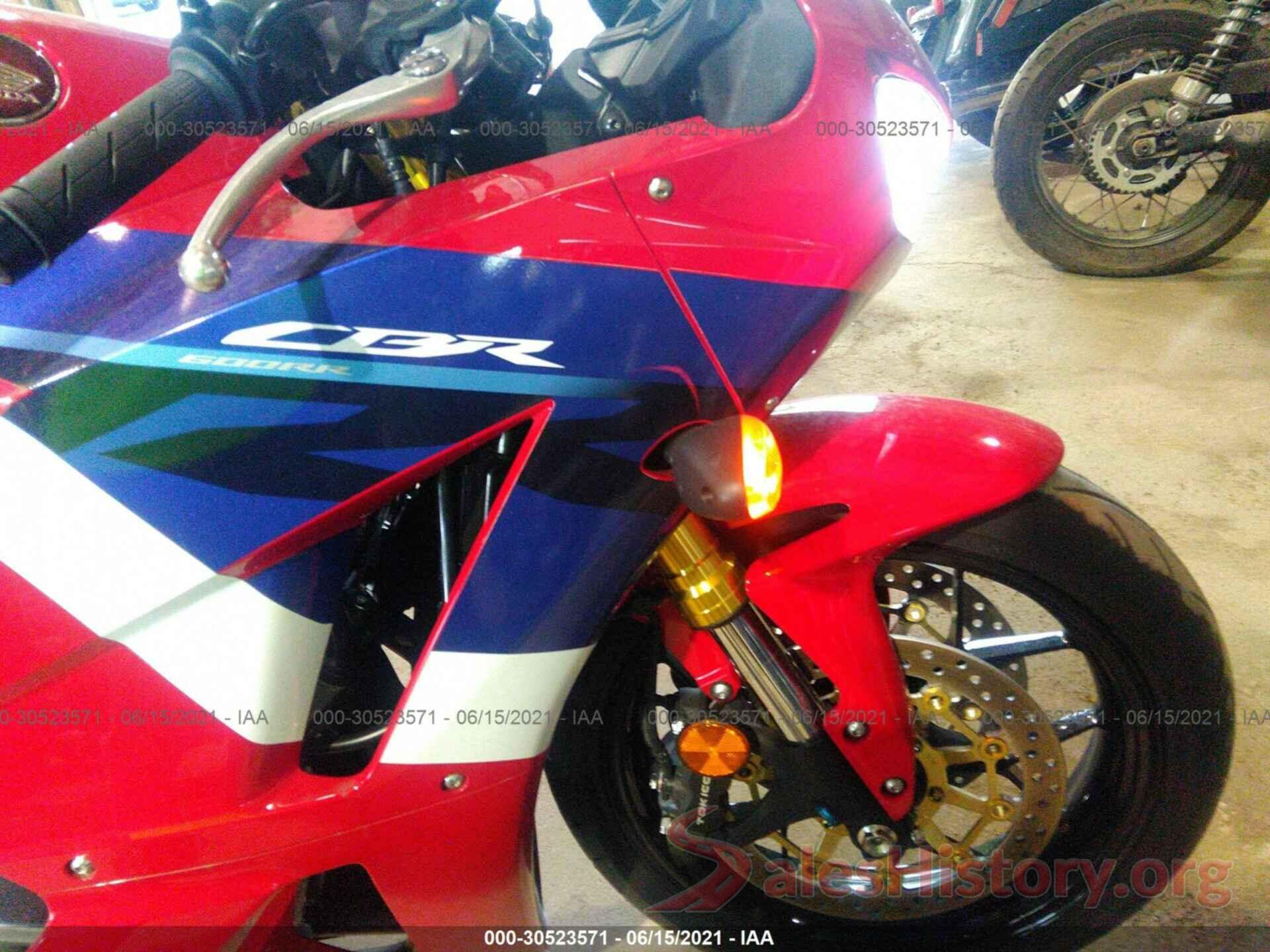 JH2PC40J7MK700296 2021 HONDA CBR600