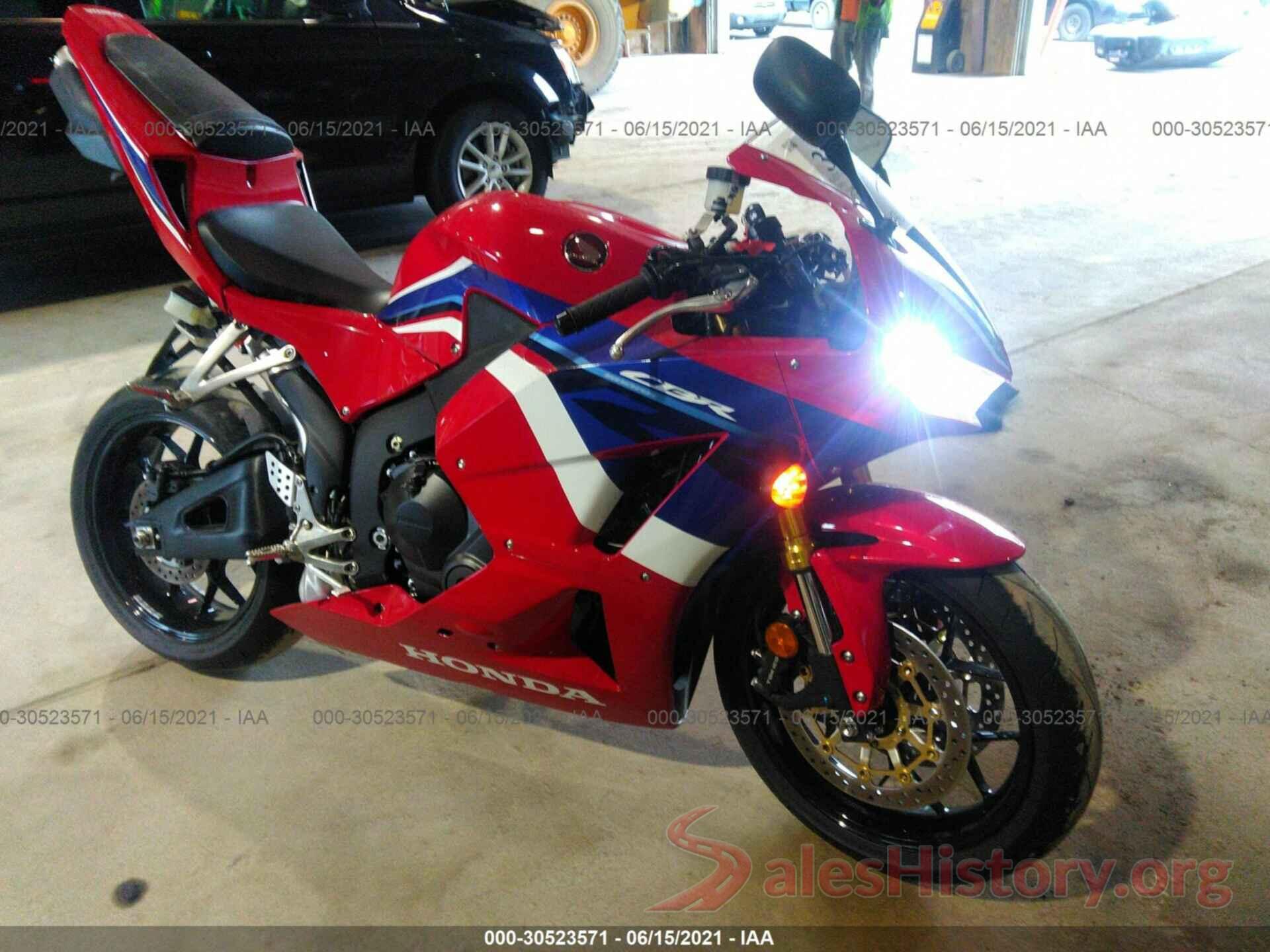 JH2PC40J7MK700296 2021 HONDA CBR600