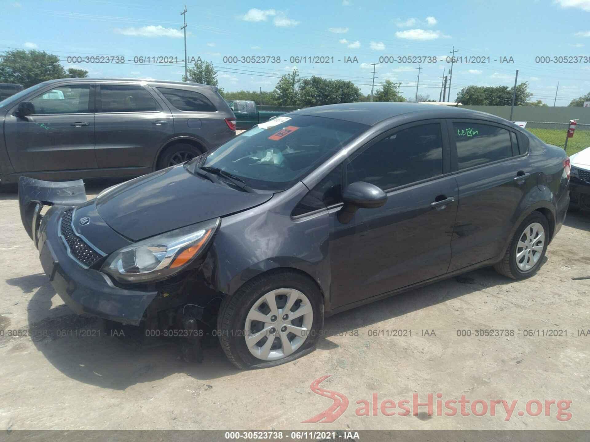 KNADN4A37G6576496 2016 KIA RIO