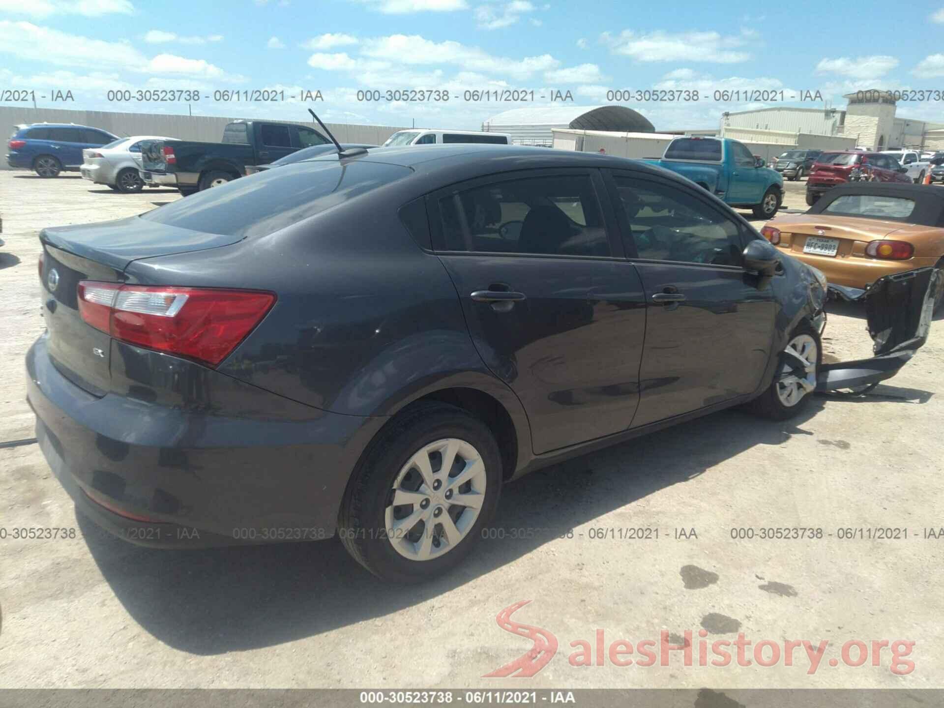 KNADN4A37G6576496 2016 KIA RIO