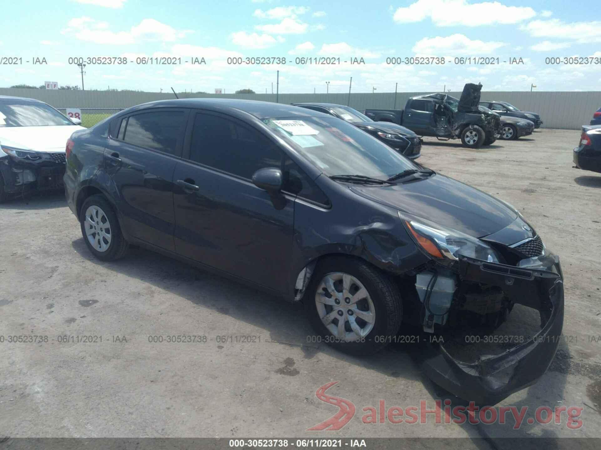 KNADN4A37G6576496 2016 KIA RIO