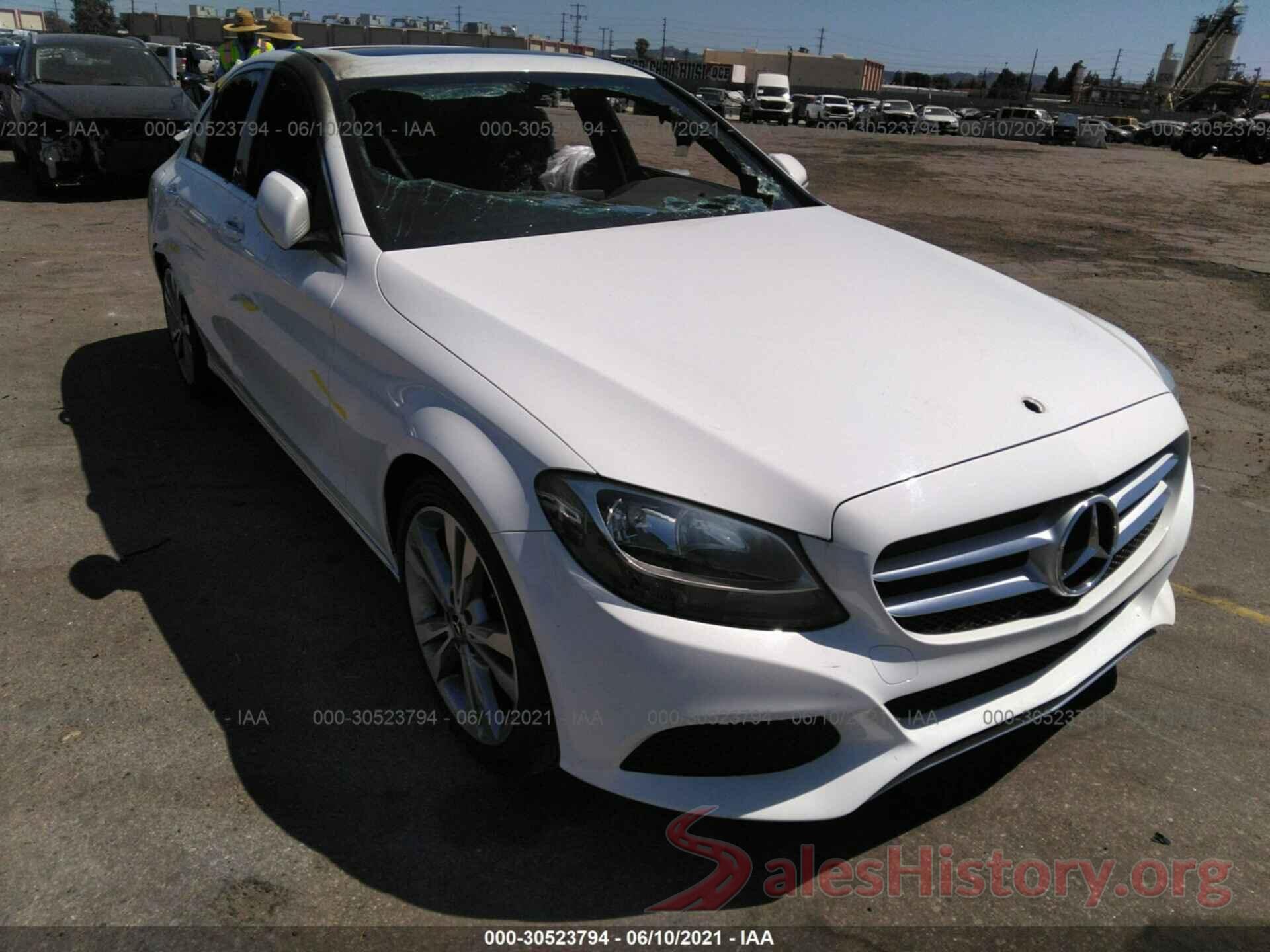 55SWF4JB5JU281648 2018 MERCEDES-BENZ C-CLASS