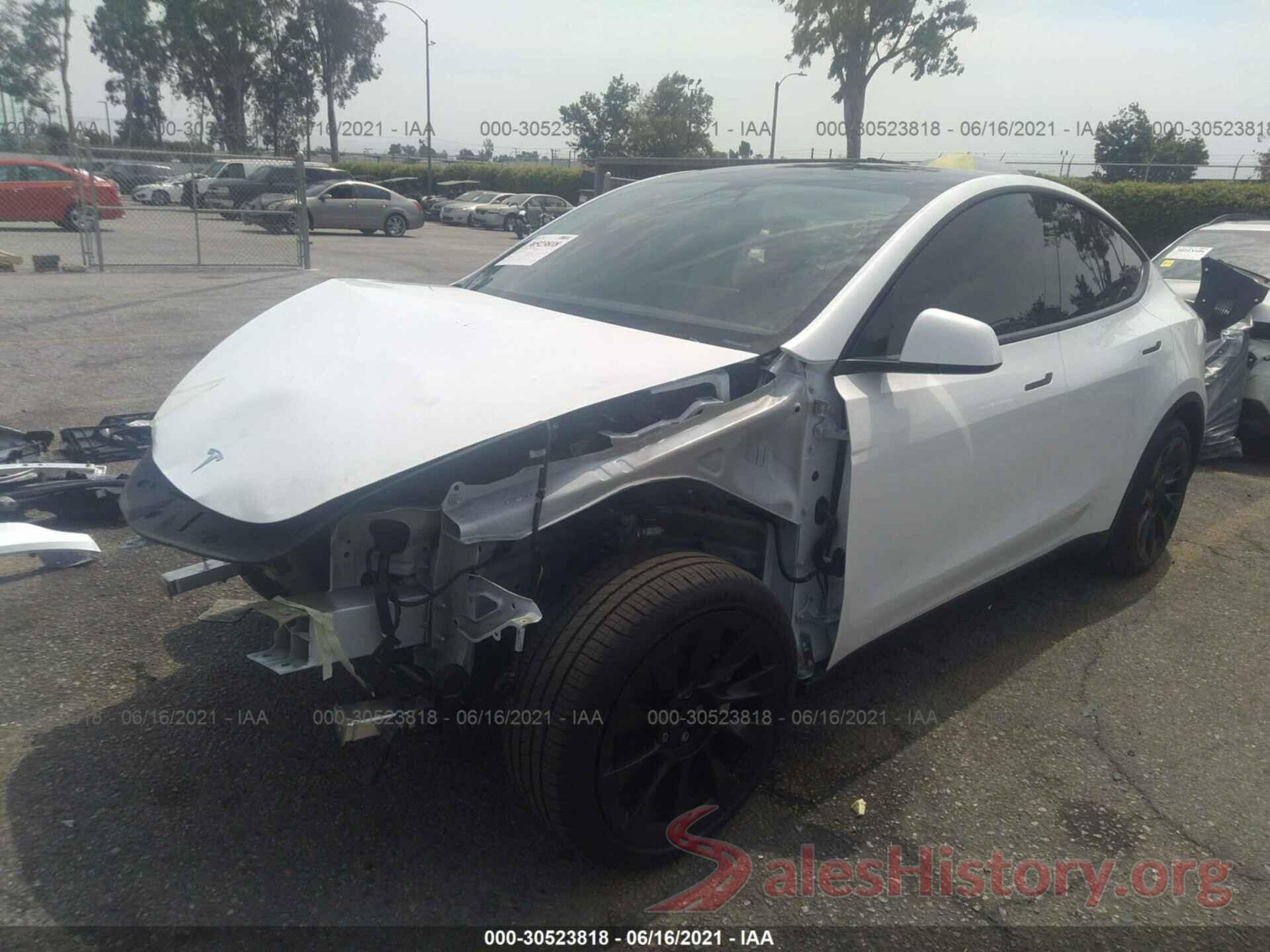 5YJYGDED1MF125792 2021 TESLA MODEL Y