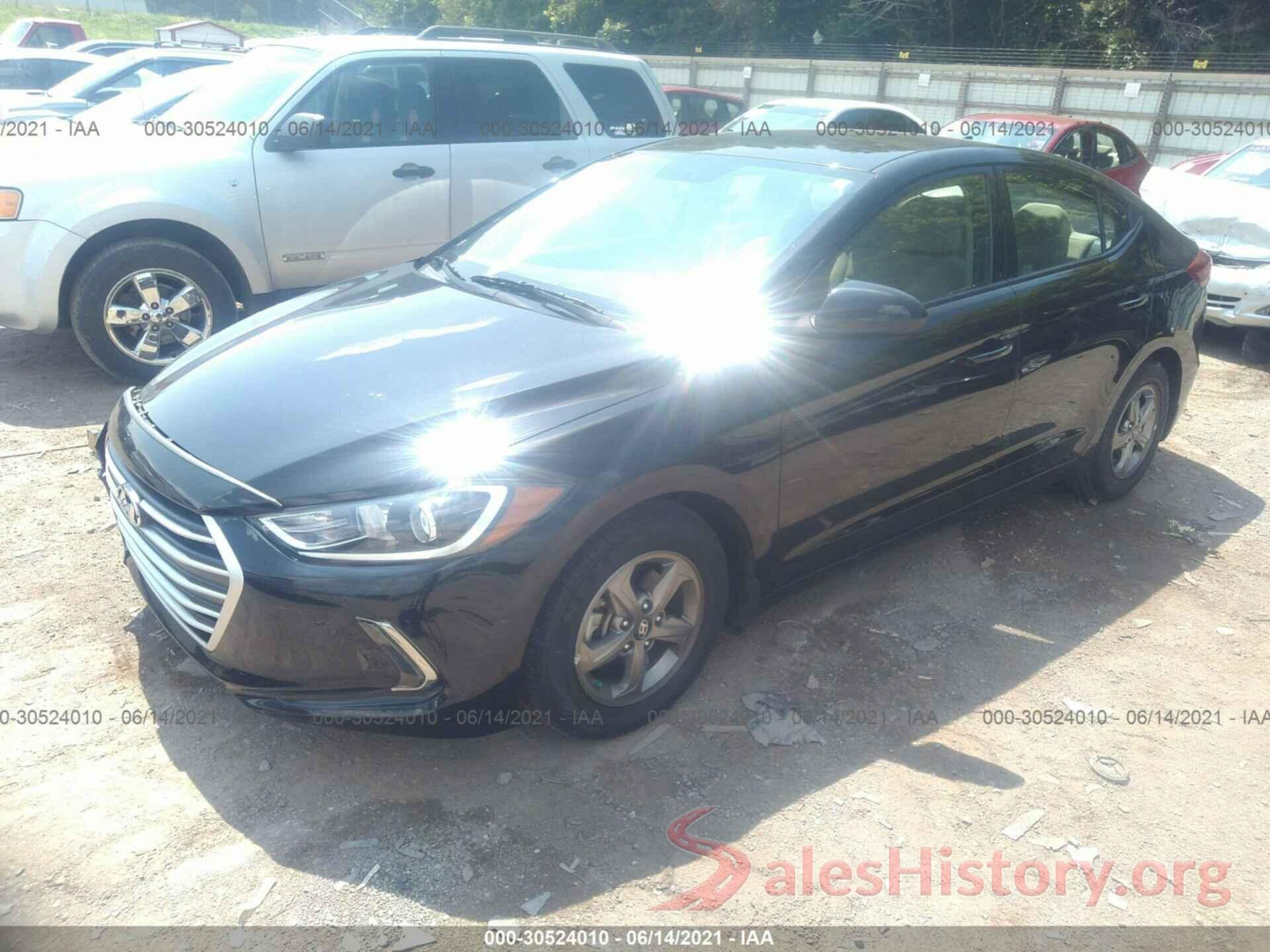 5NPD94LA4HH090285 2017 HYUNDAI ELANTRA