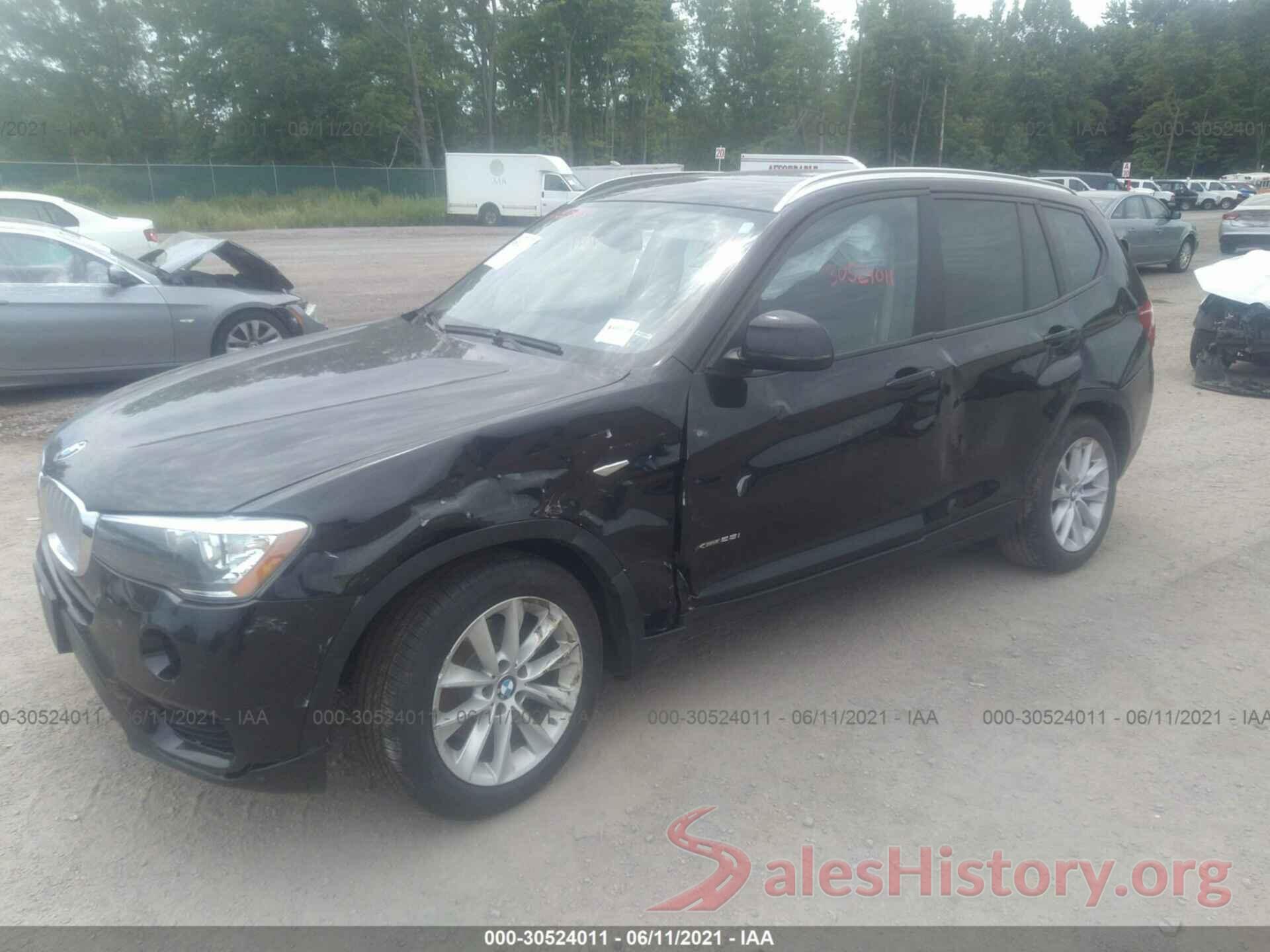 5UXWX9C30H0W77110 2017 BMW X3