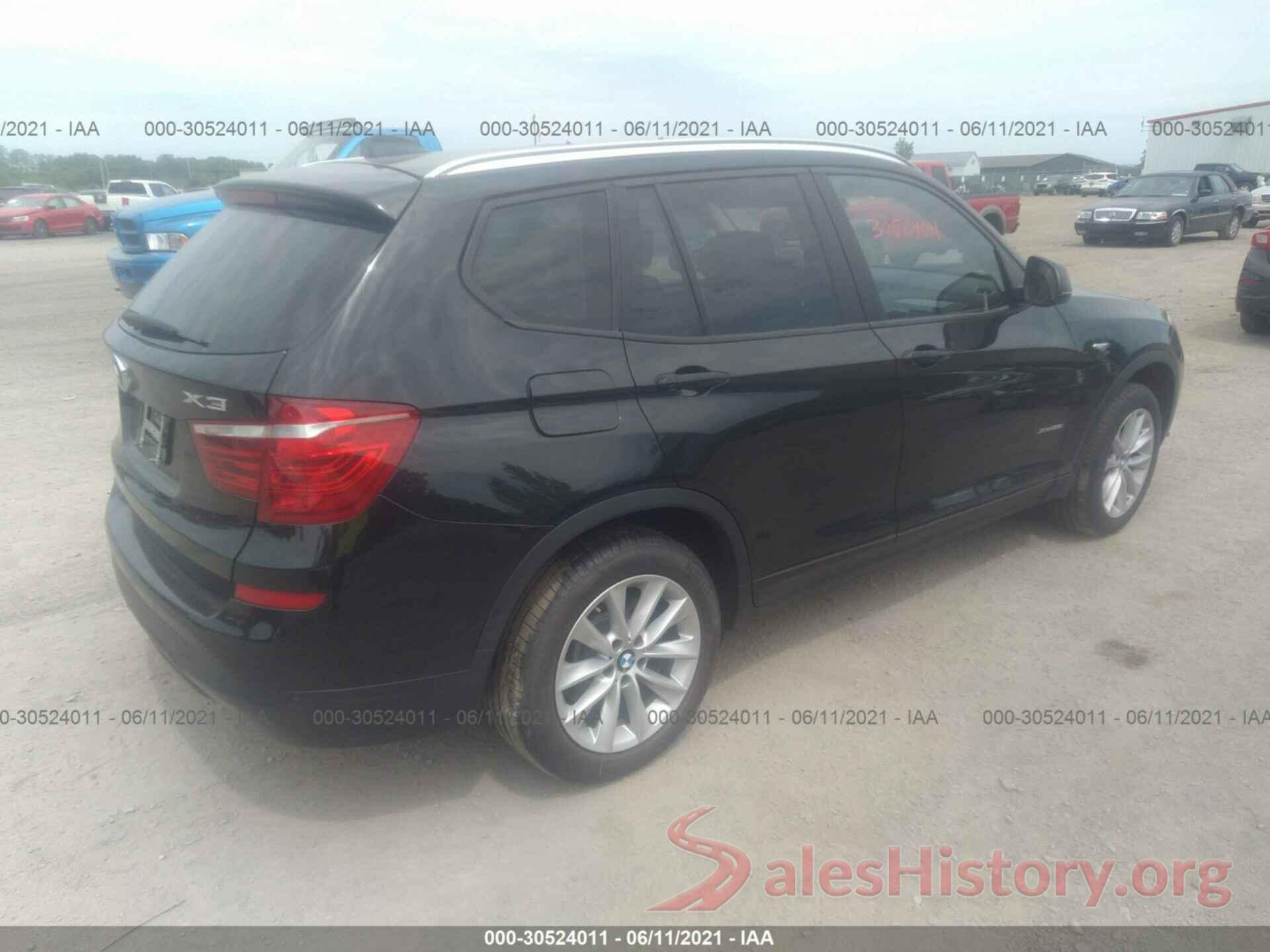 5UXWX9C30H0W77110 2017 BMW X3