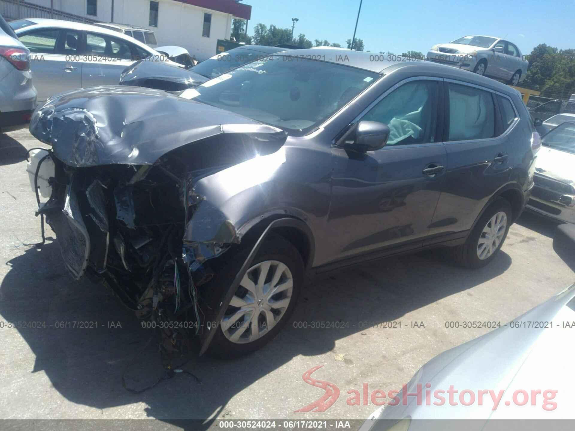 KNMAT2MV7GP670403 2016 NISSAN ROGUE