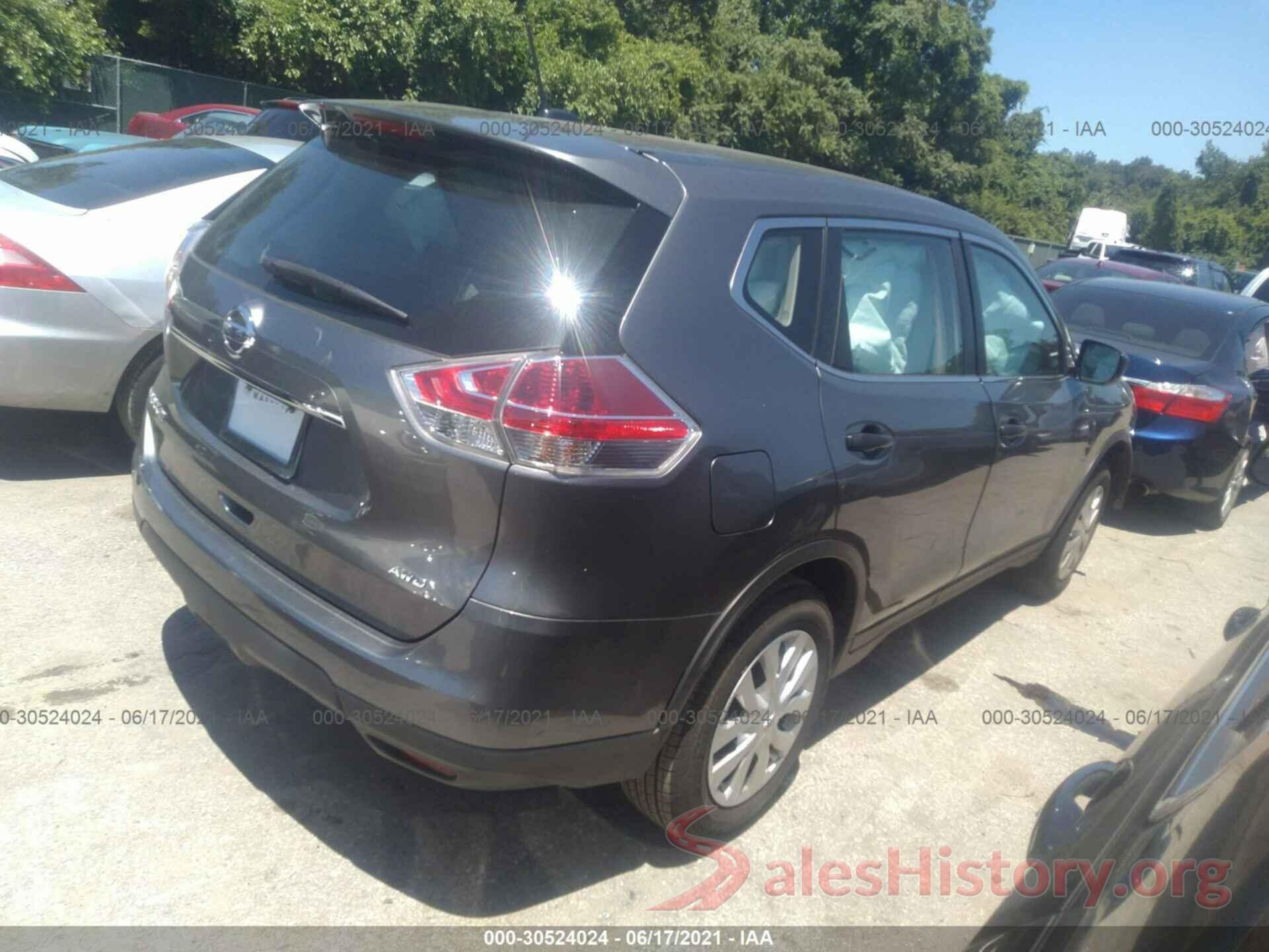 KNMAT2MV7GP670403 2016 NISSAN ROGUE