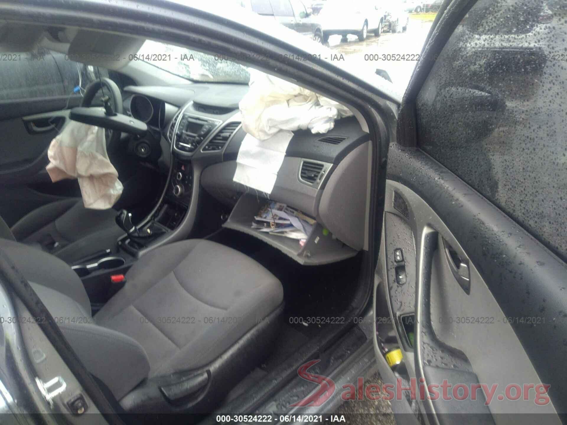 KMHDH4AE2GU570267 2016 HYUNDAI ELANTRA