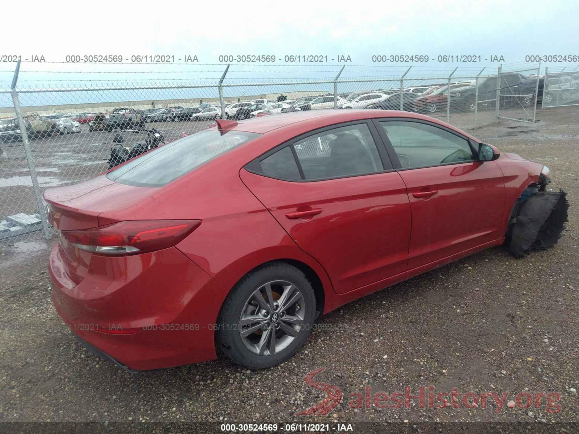 5NPD84LF1JH263216 2018 HYUNDAI ELANTRA