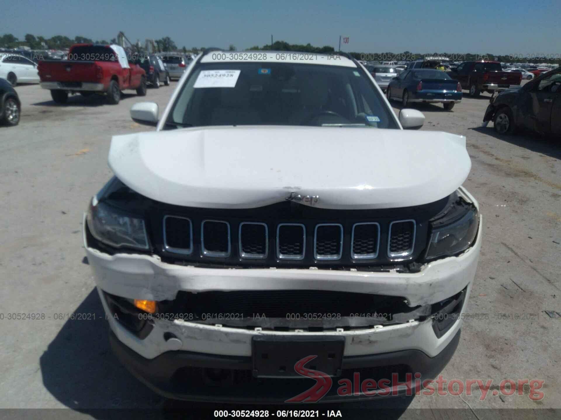 3C4NJCBB2LT224607 2020 JEEP COMPASS