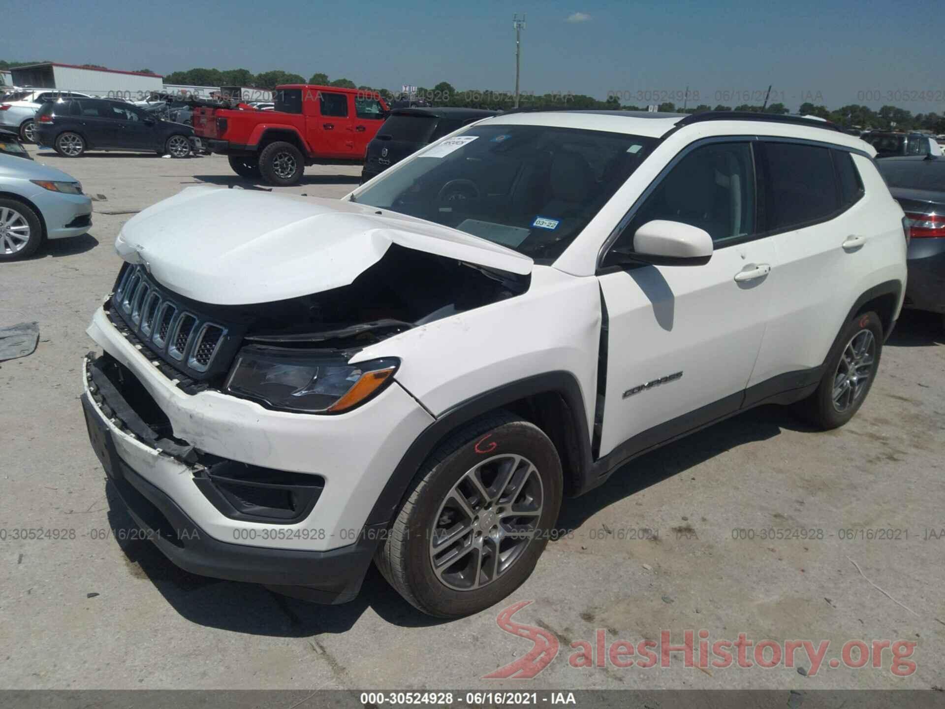 3C4NJCBB2LT224607 2020 JEEP COMPASS