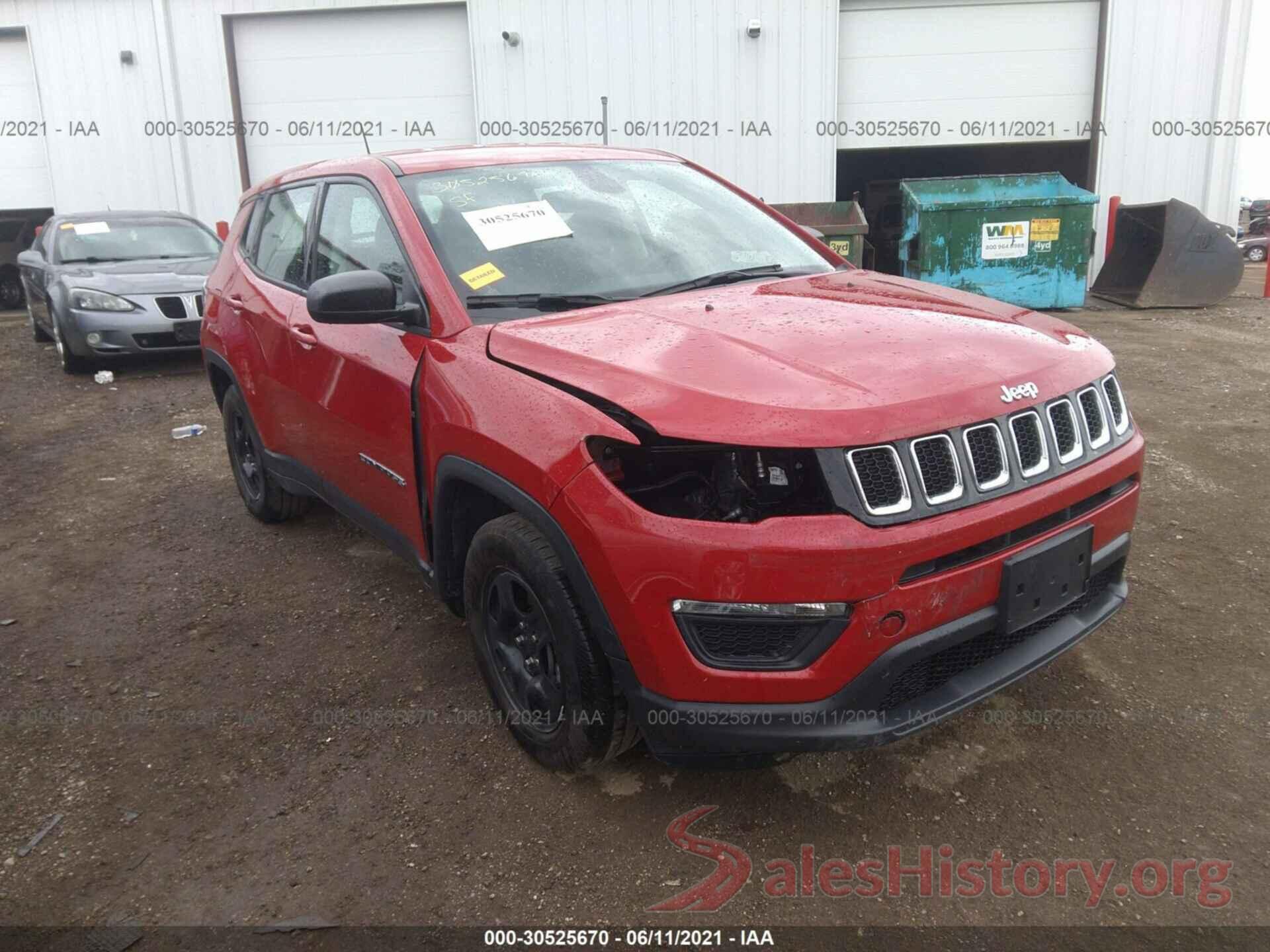 3C4NJCABXKT677602 2019 JEEP COMPASS