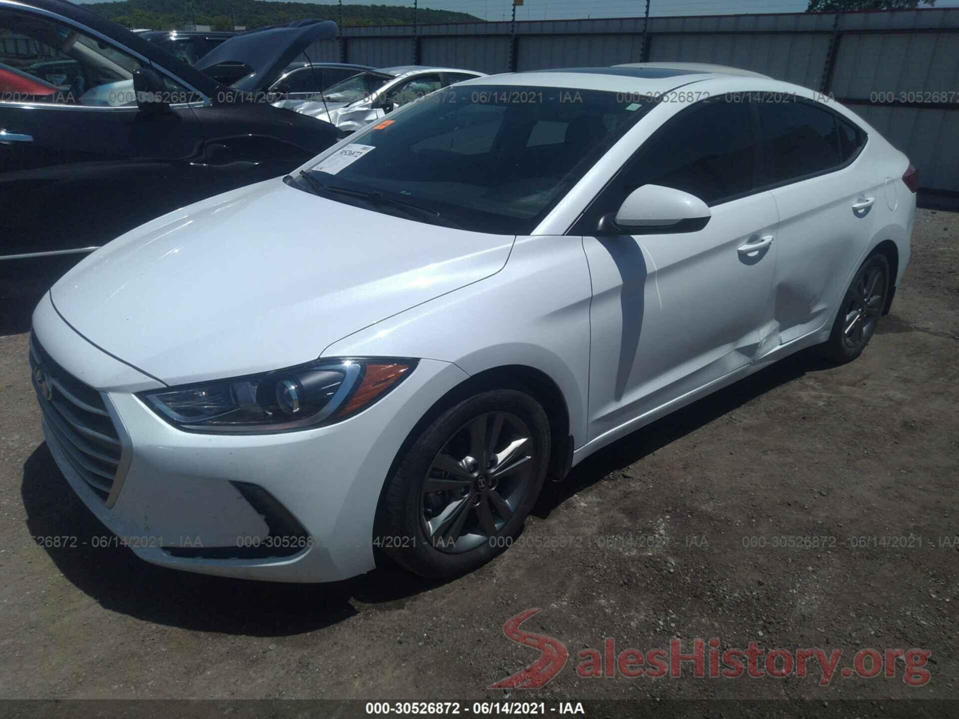 5NPD84LF3JH391764 2018 HYUNDAI ELANTRA