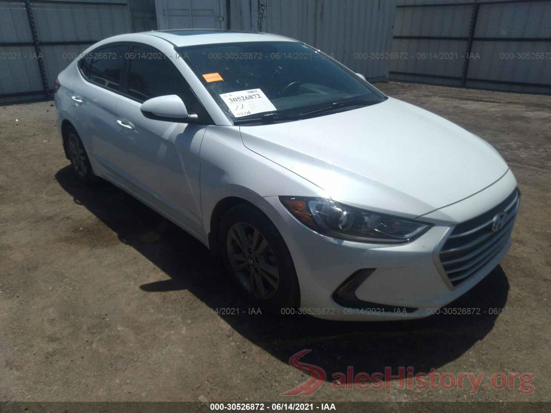 5NPD84LF3JH391764 2018 HYUNDAI ELANTRA