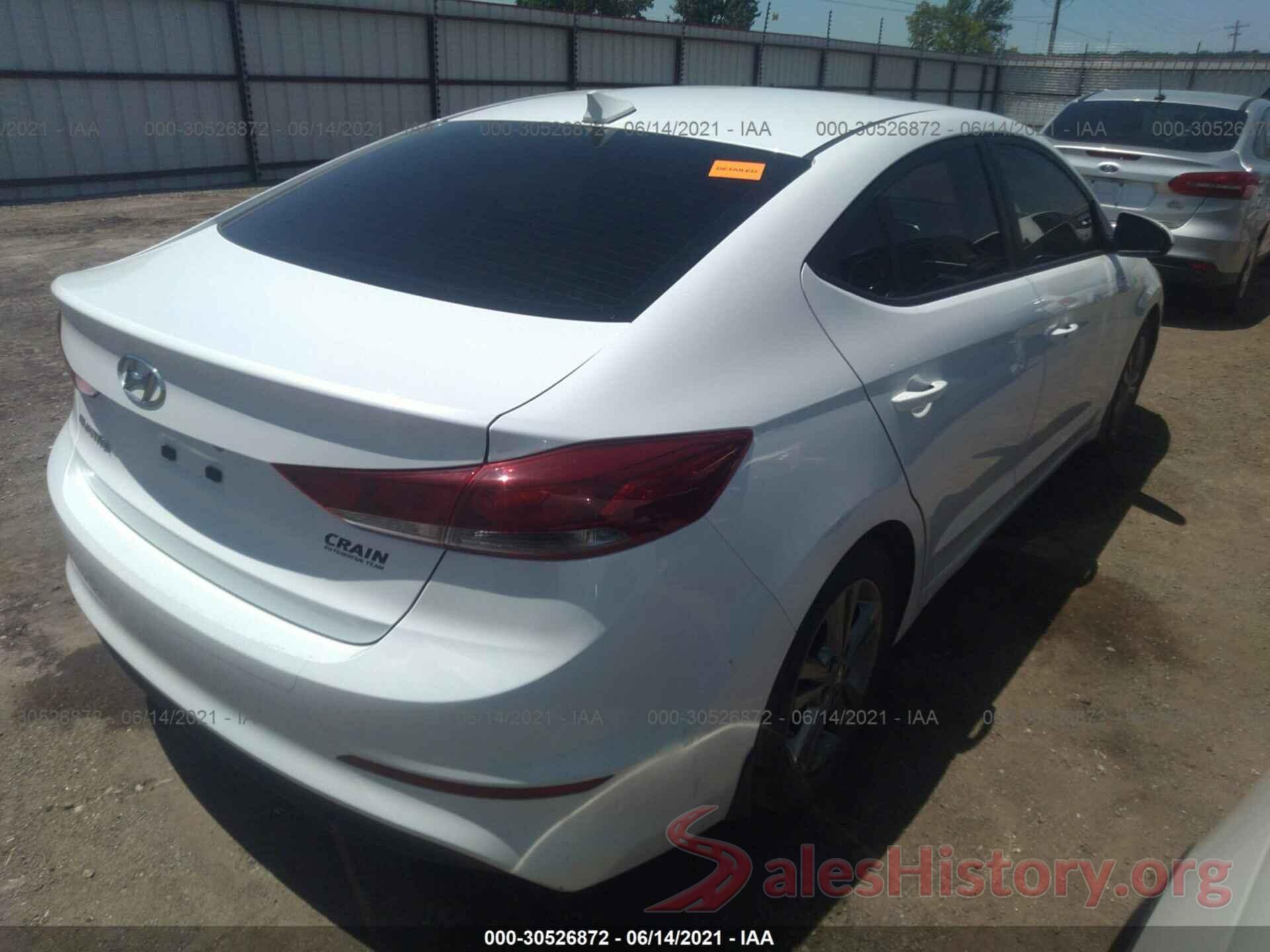 5NPD84LF3JH391764 2018 HYUNDAI ELANTRA