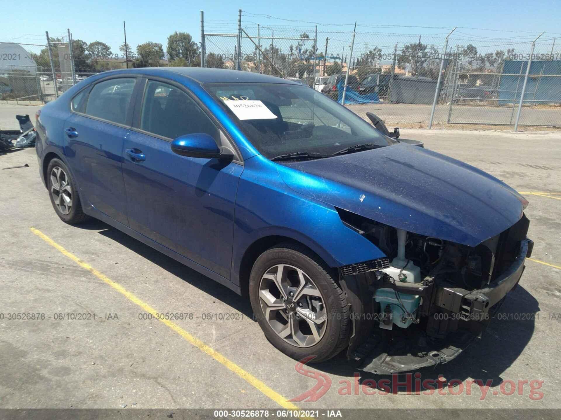 3KPF24AD0KE116130 2019 KIA FORTE