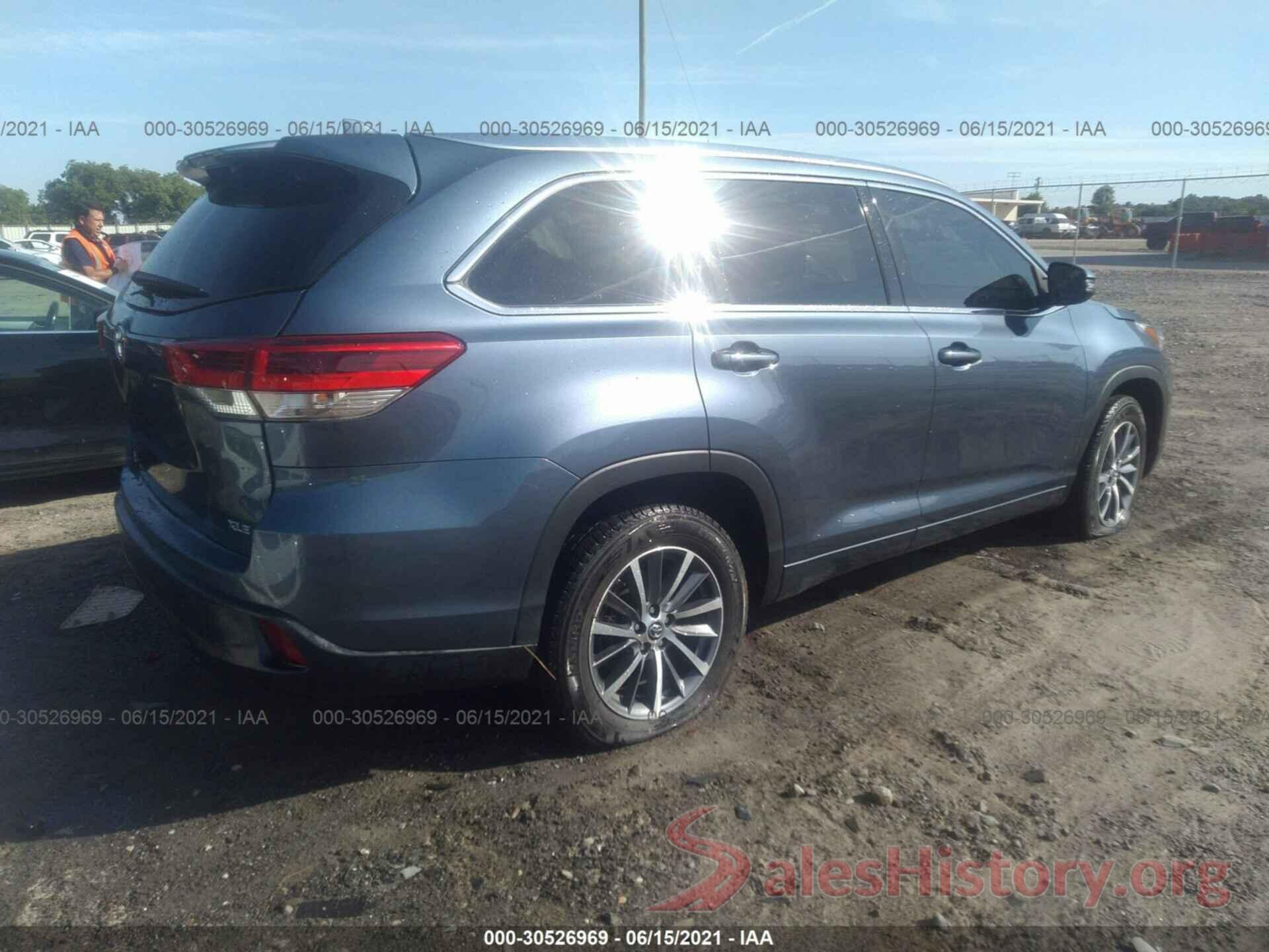 5TDKZRFH4HS189244 2017 TOYOTA HIGHLANDER