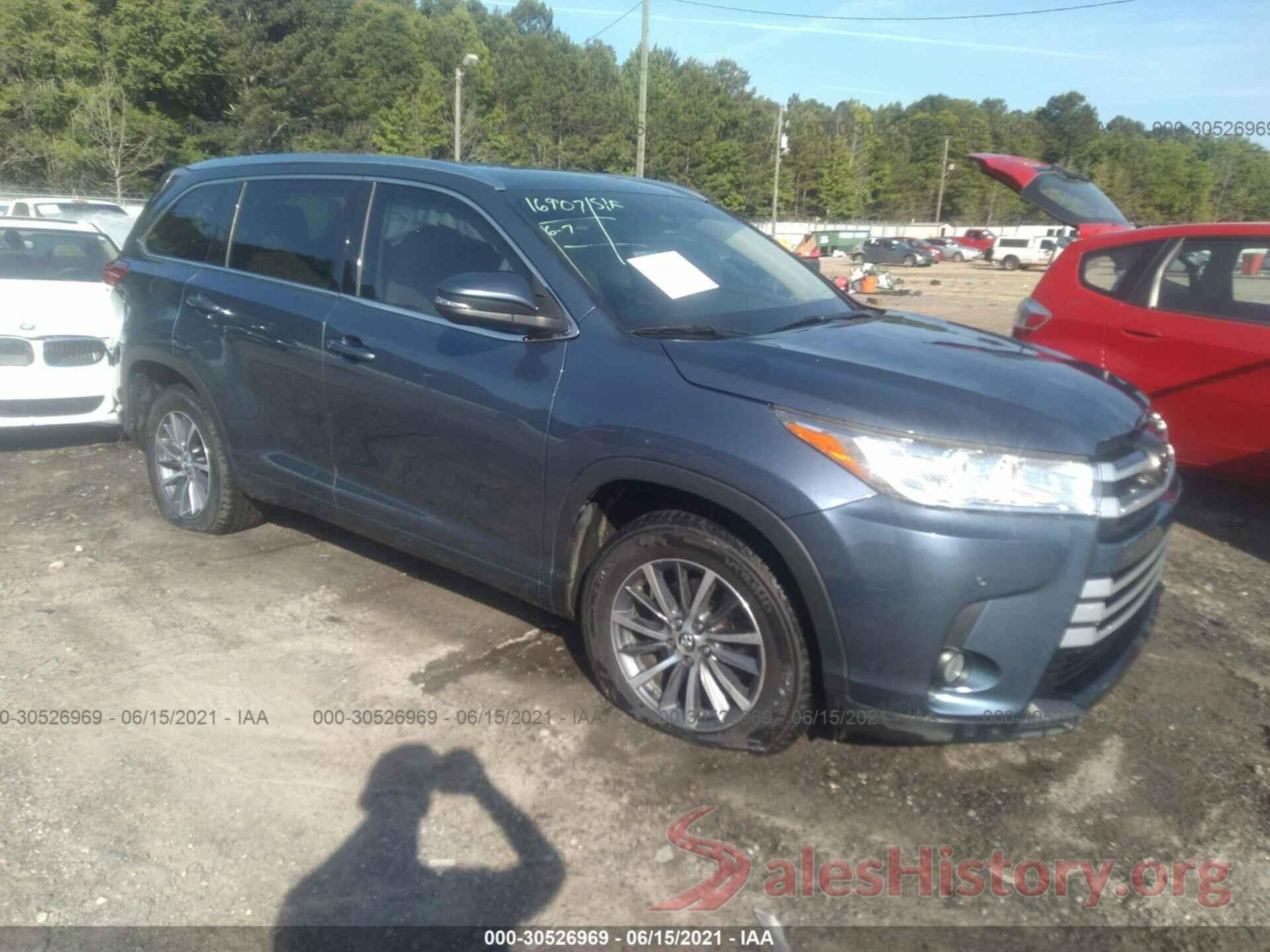 5TDKZRFH4HS189244 2017 TOYOTA HIGHLANDER