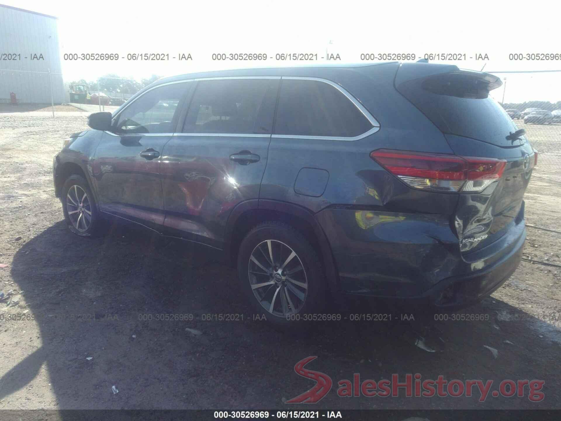 5TDKZRFH4HS189244 2017 TOYOTA HIGHLANDER