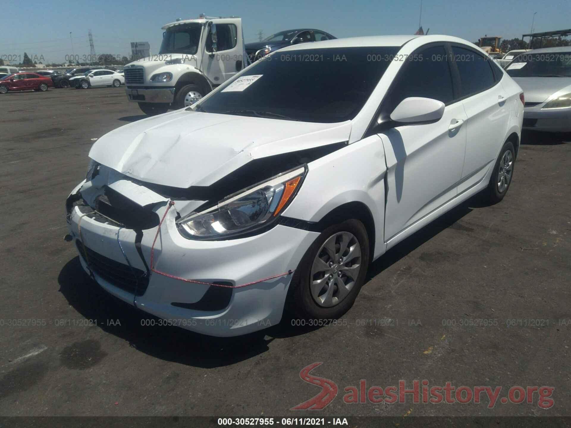 KMHCT4AEXGU068584 2016 HYUNDAI ACCENT