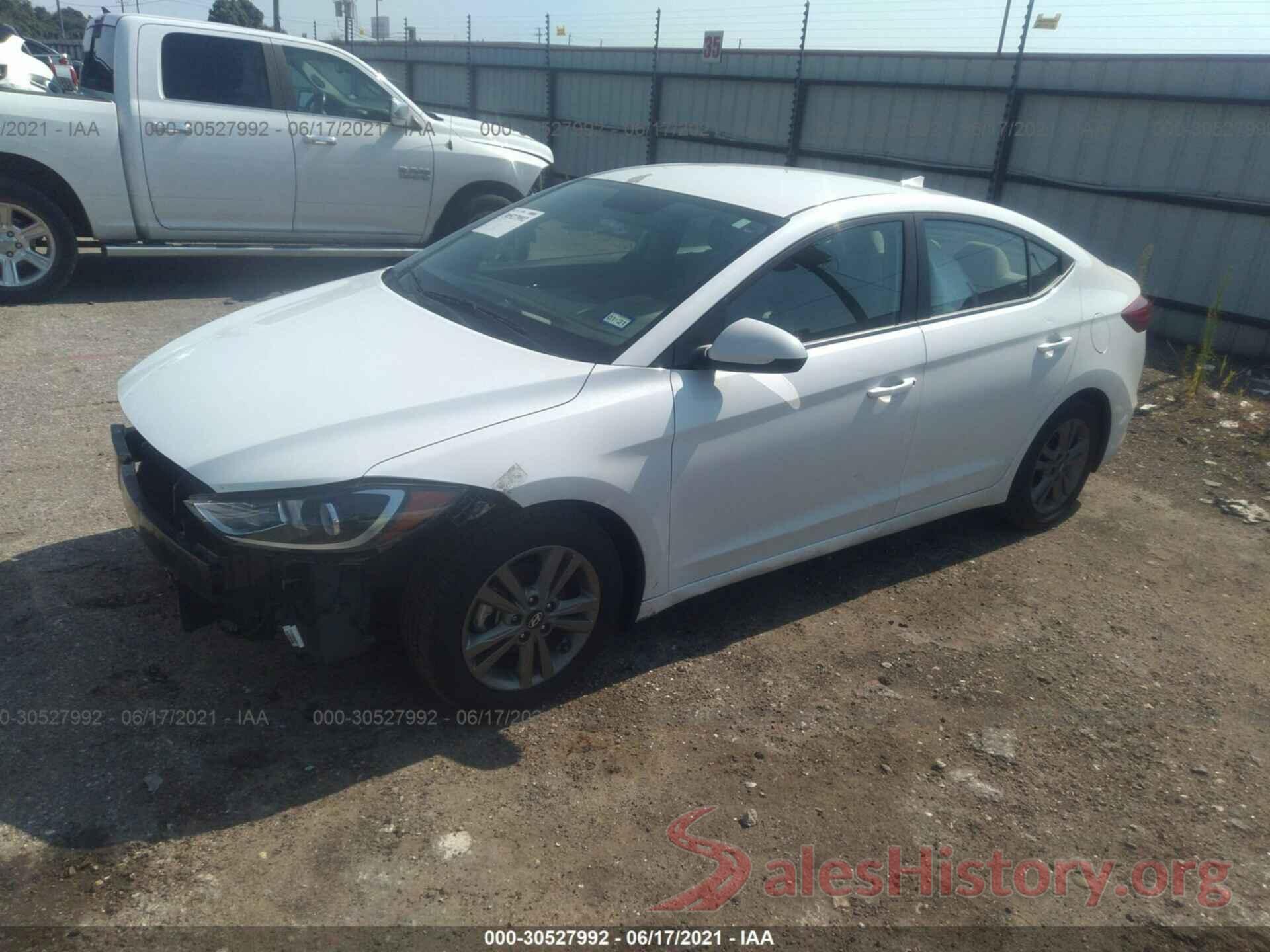 5NPD84LF7JH287195 2018 HYUNDAI ELANTRA