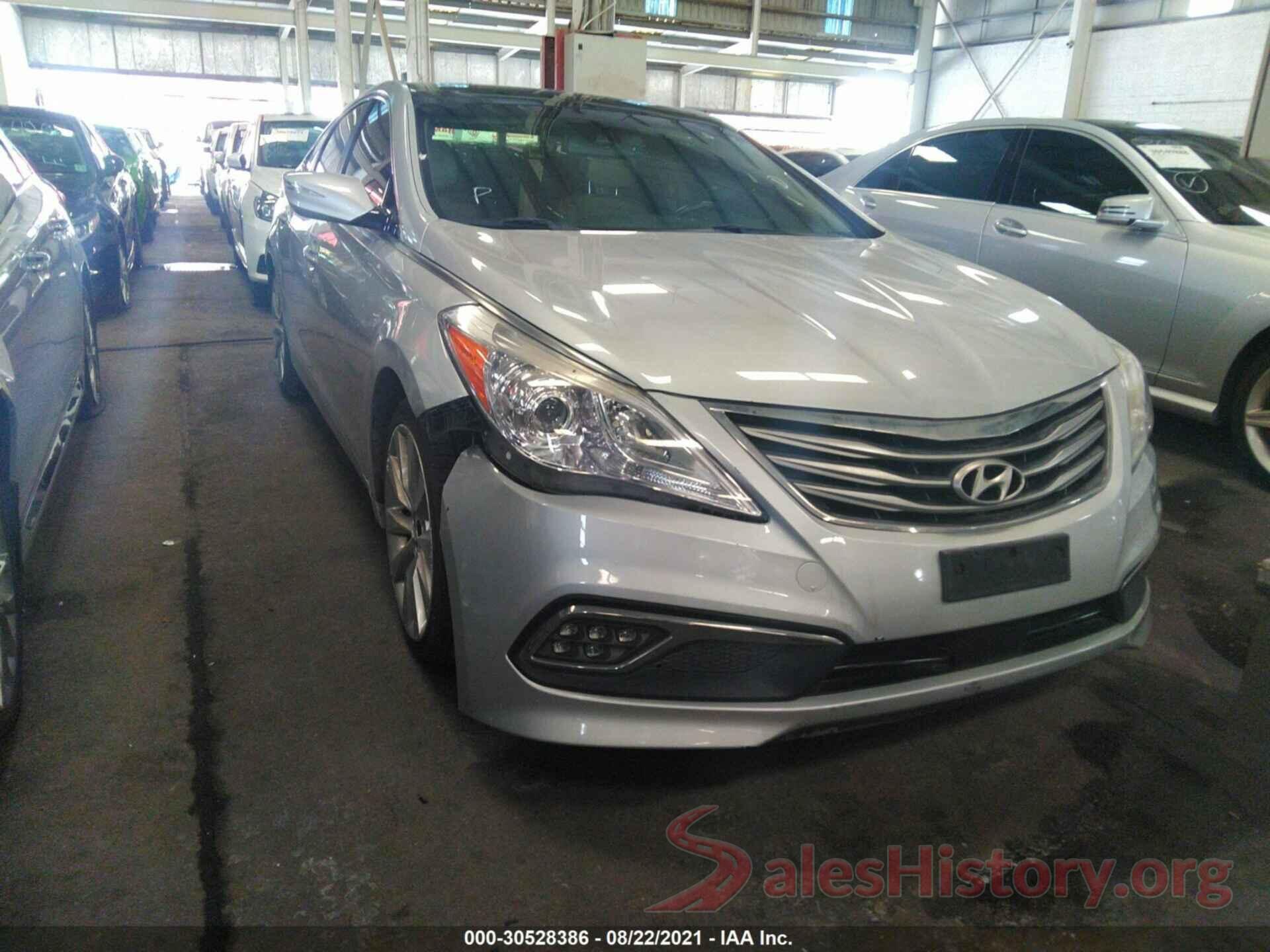 000FH4JG4GA529893 2016 HYUNDAI AZERA