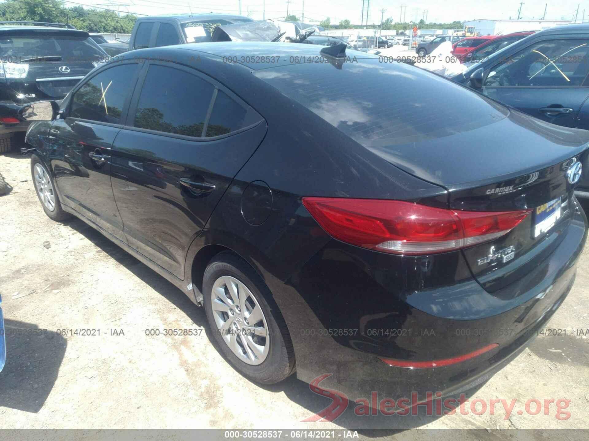 KMHD74LF2HU371049 2017 HYUNDAI ELANTRA