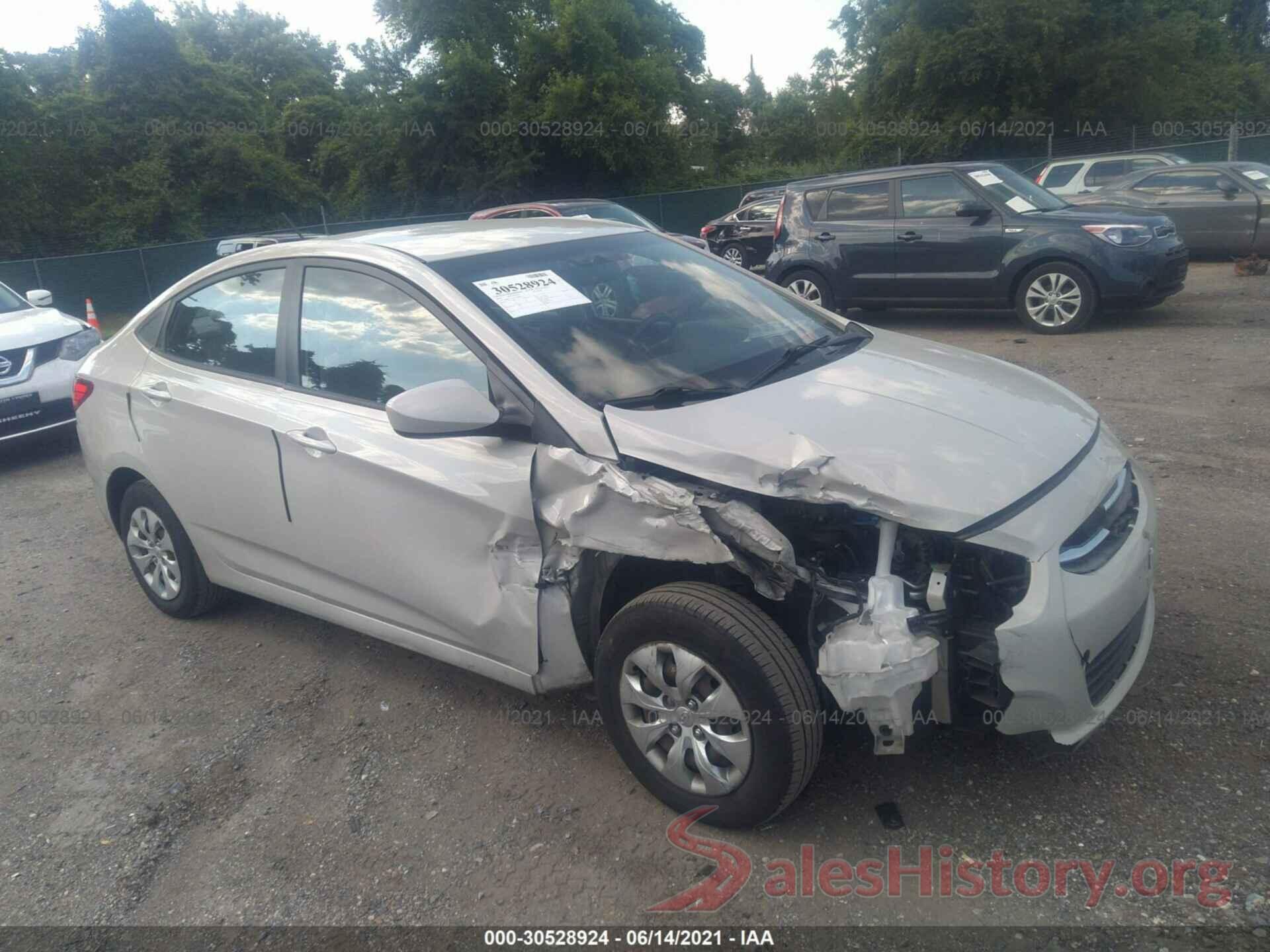 KMHCT4AE5GU068072 2016 HYUNDAI ACCENT