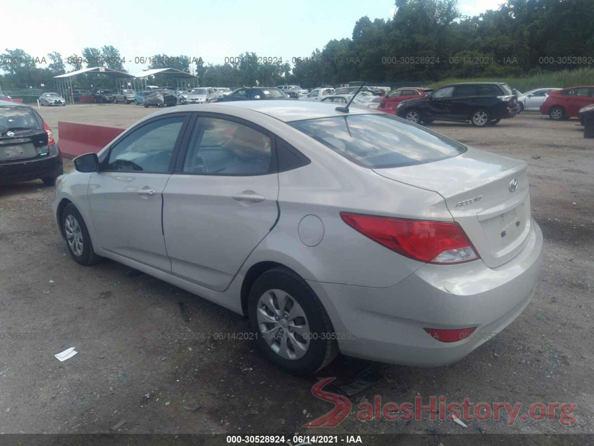 KMHCT4AE5GU068072 2016 HYUNDAI ACCENT